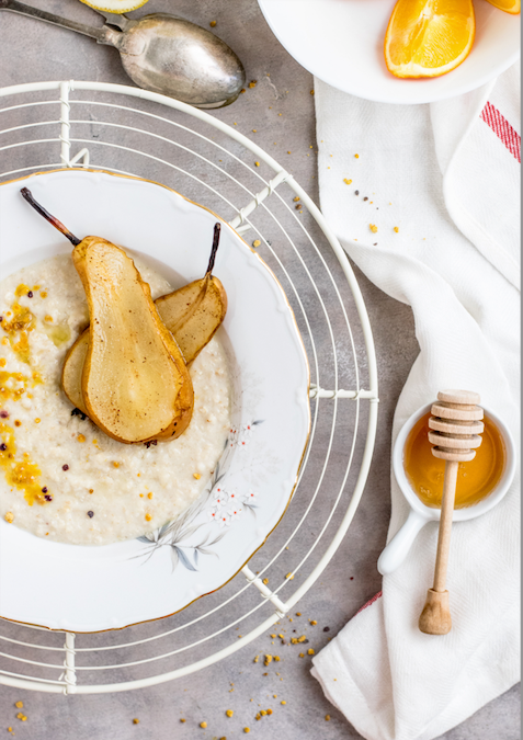 PERAS ASADAS con Yogurt y Granola casera - RECETA FREIDORA DE AIRE - TASTY FRYER