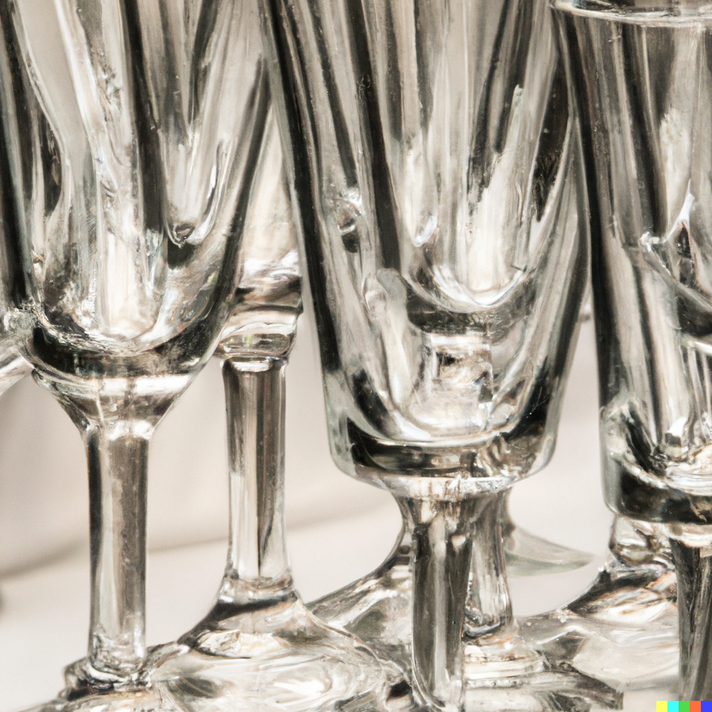 Cómo limpiar copas de vino de cristal