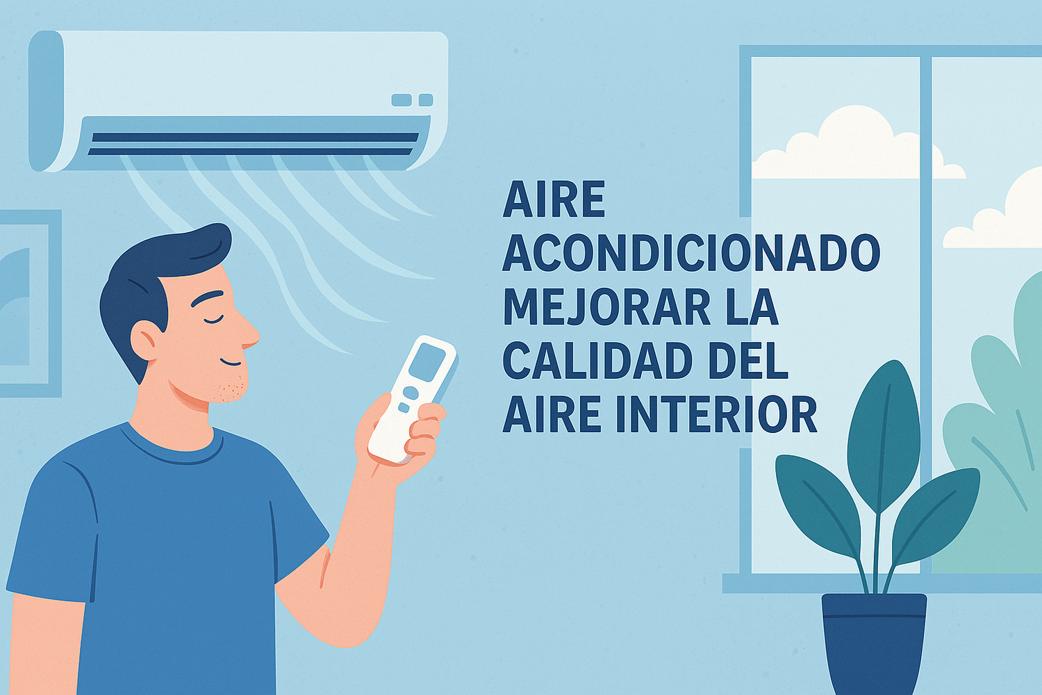 El aire acondicionado mejorar la calidad del aire interior