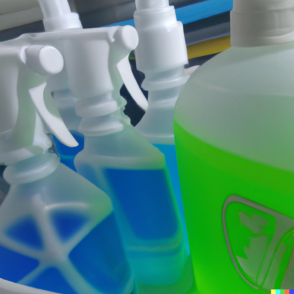 Productos químicos utilizados para la limpieza en seco