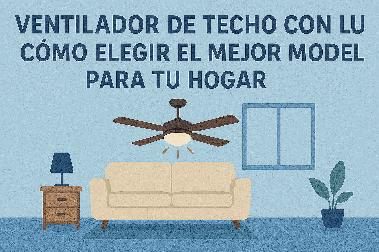 Ventilador de techo con luz: cómo elegir el mejor modelo para tu hogar
