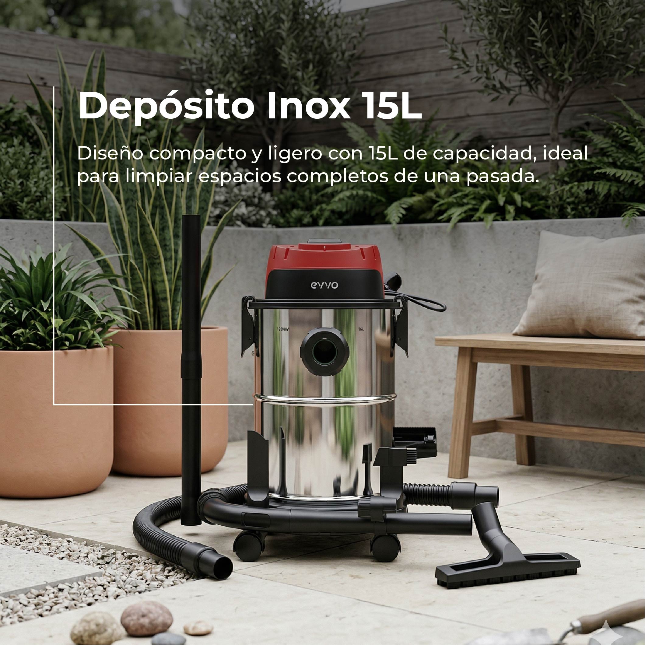Aspirador de Sólidos y Líquidos EVVO AE82