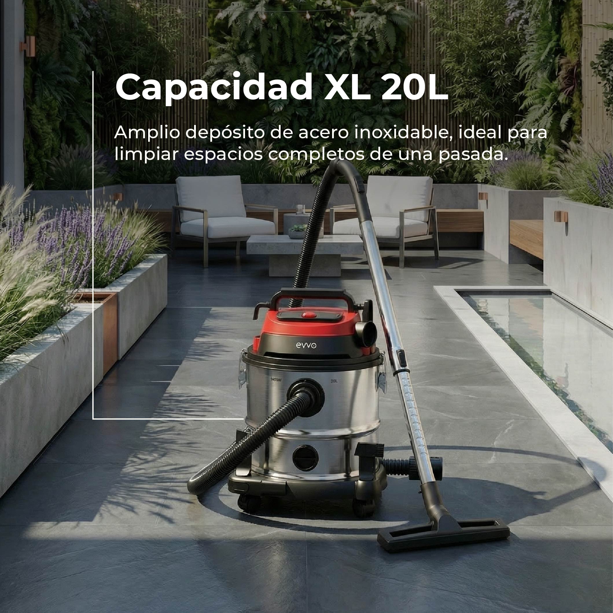 Aspirador de Sólidos y Líquidos EVVO AE84