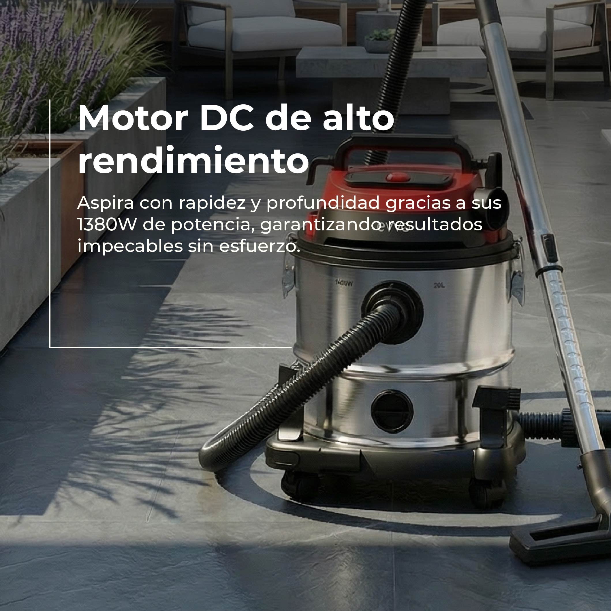 Aspirador de Sólidos y Líquidos EVVO AE84