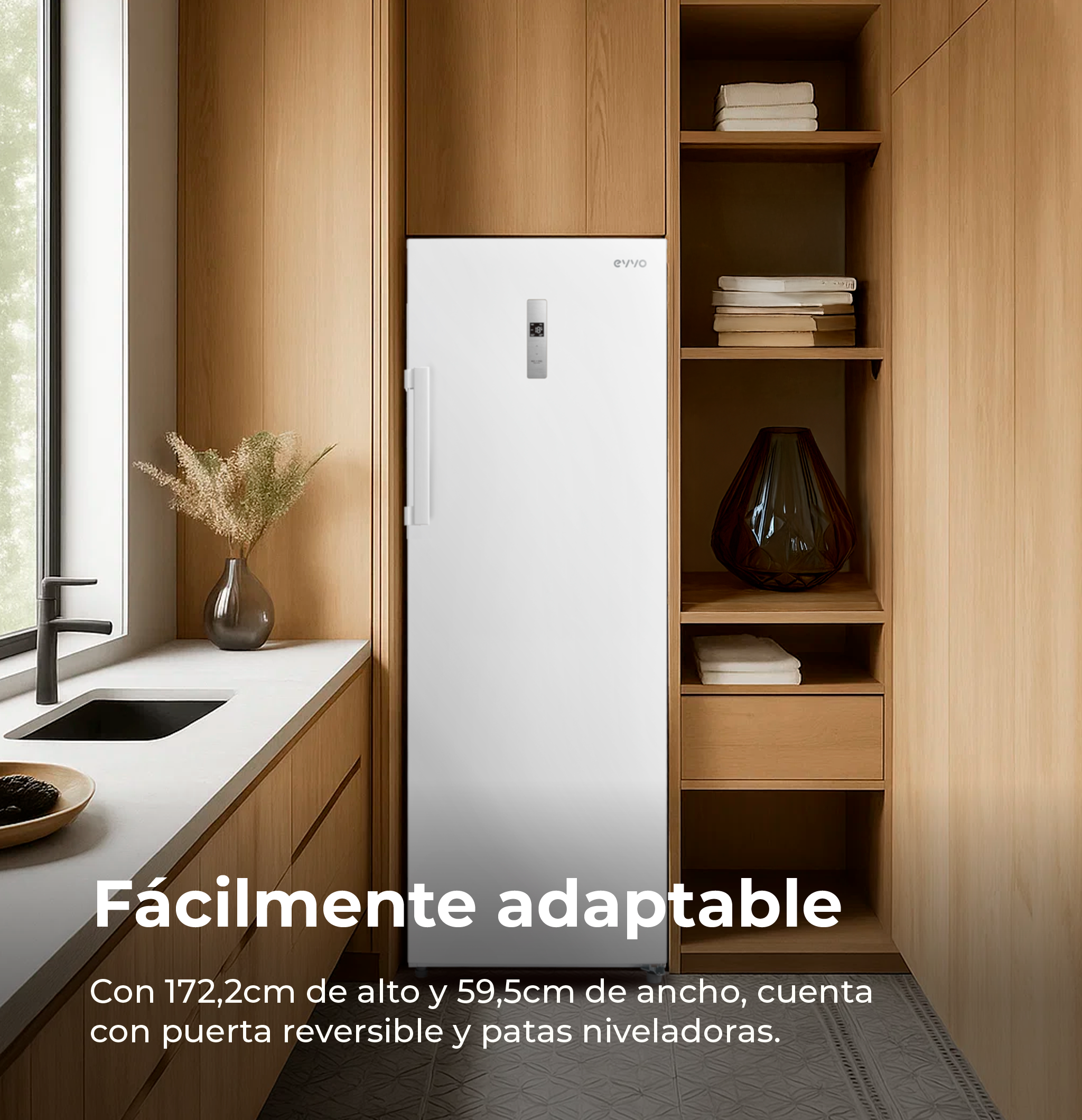 Congelador Vertical EVVO ICE 238