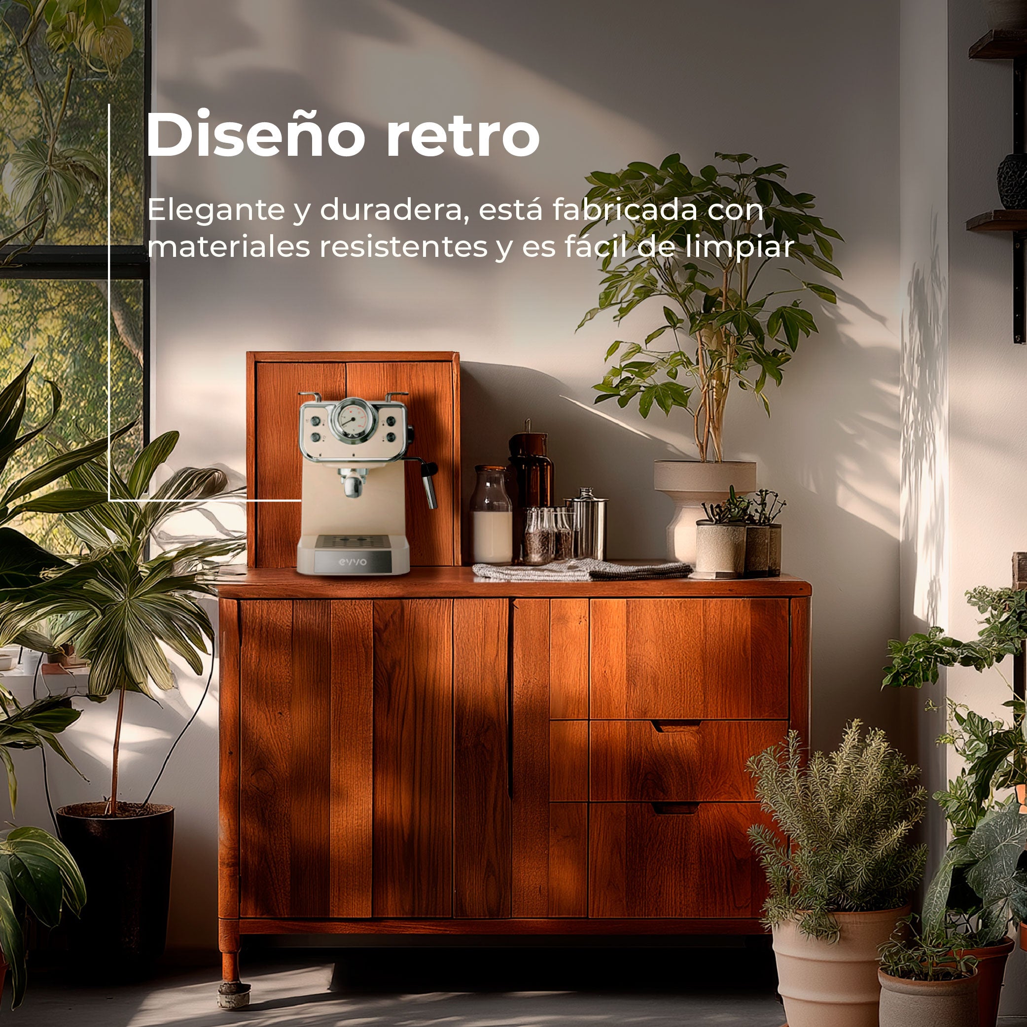 Cafetera Espresso EVVO Intensa Retro