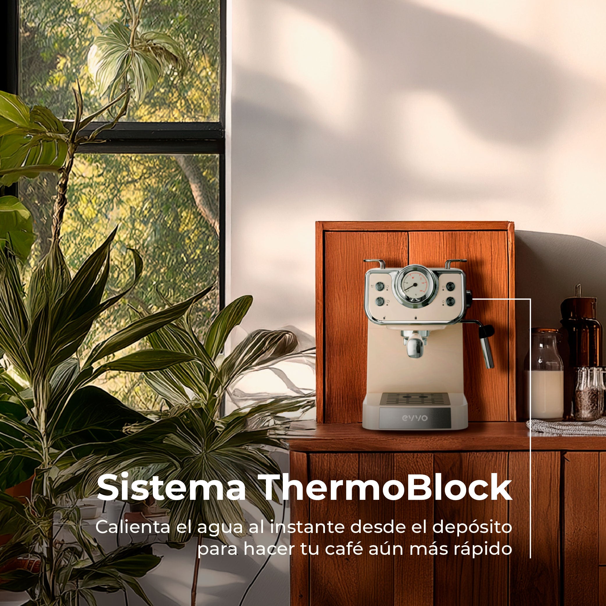 Cafetera Espresso EVVO Intensa Retro