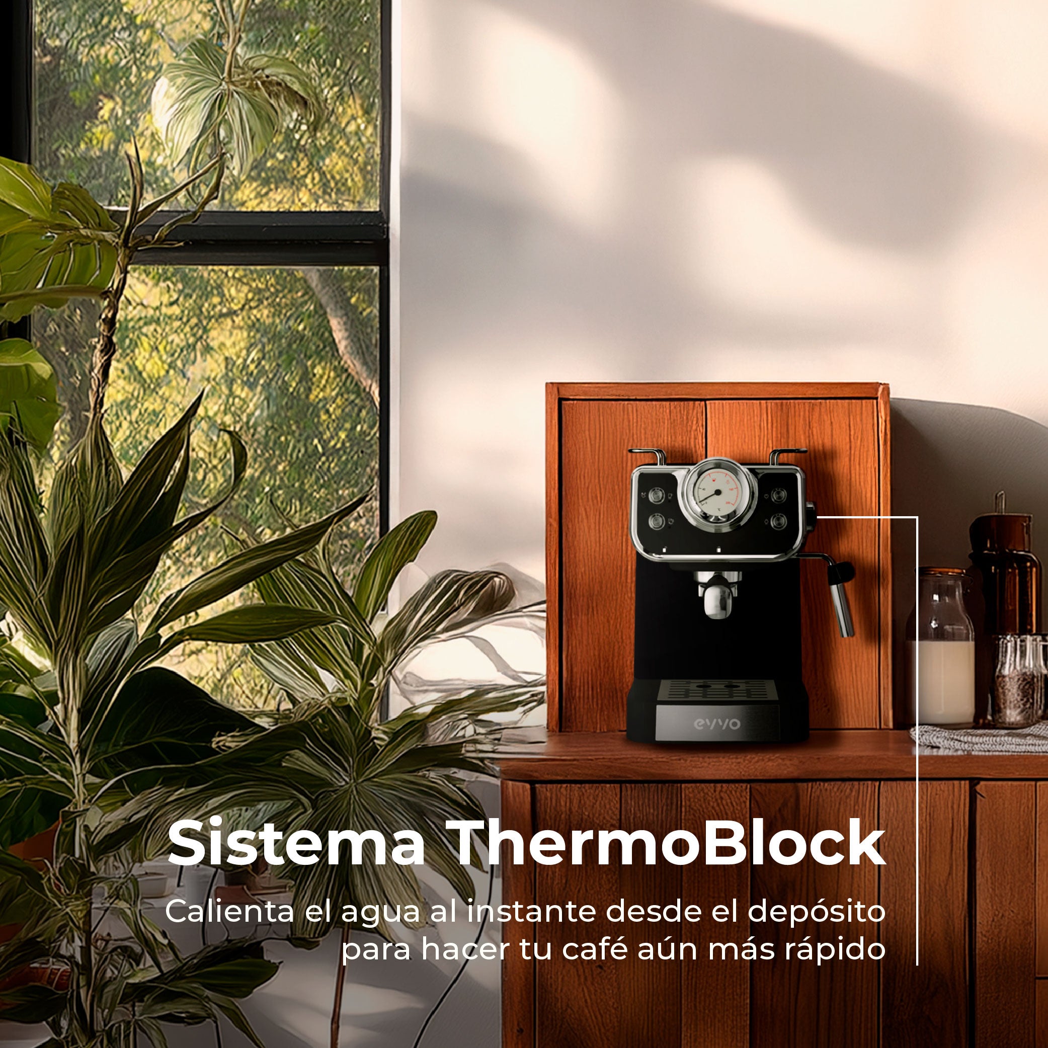 Cafetera Espresso EVVO Intensa Retro