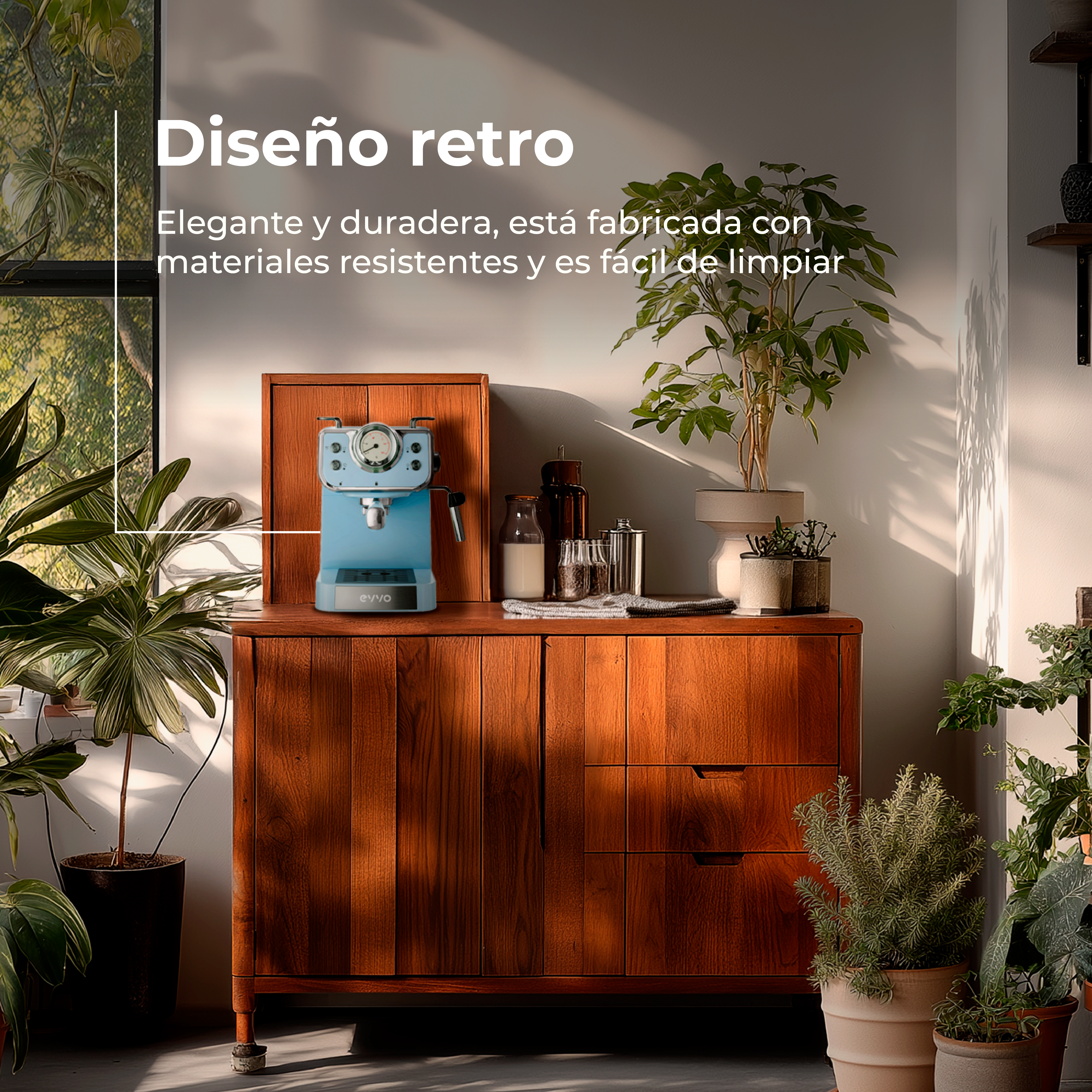 Cafetera Espresso EVVO Intensa Retro