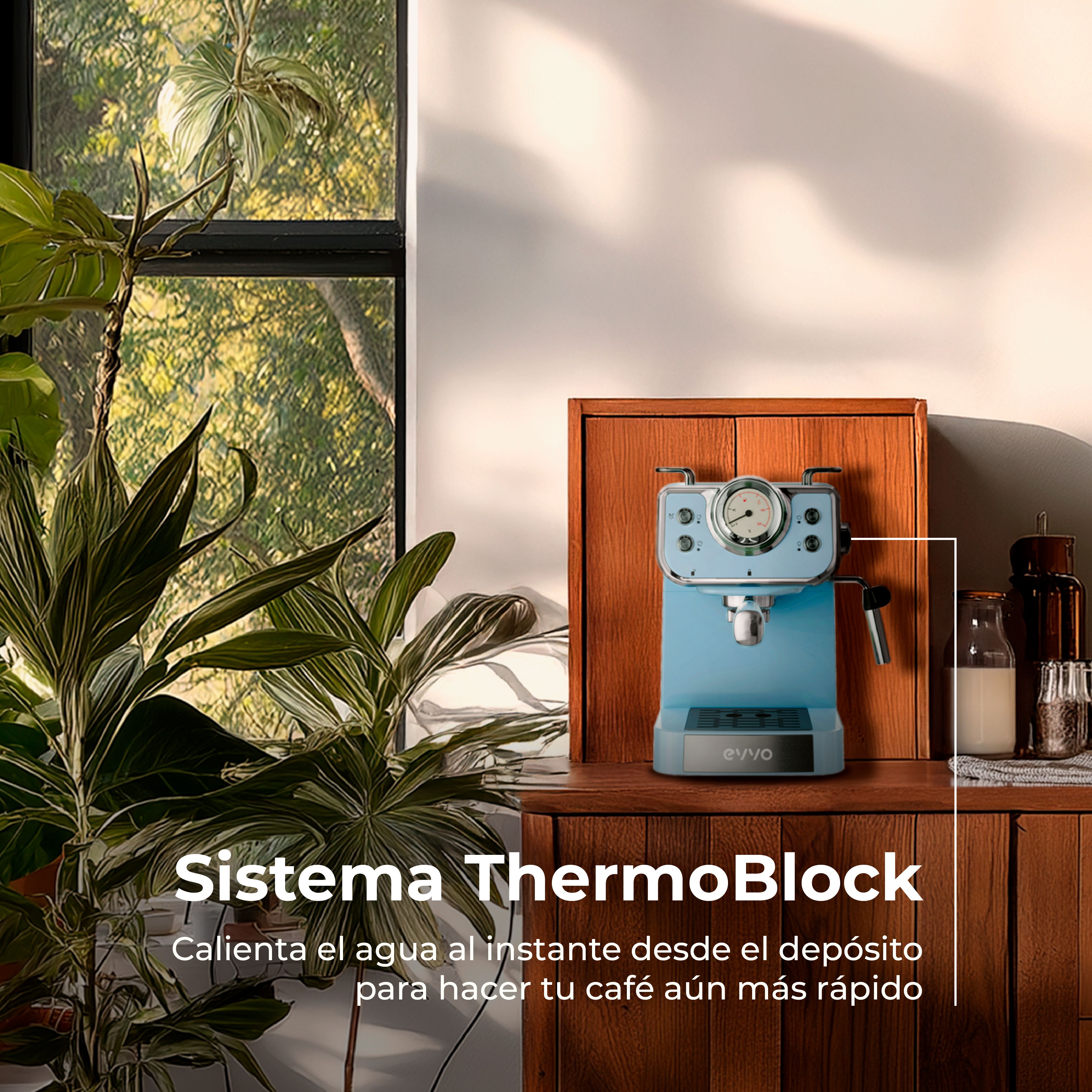 Cafetera Espresso EVVO Intensa Retro