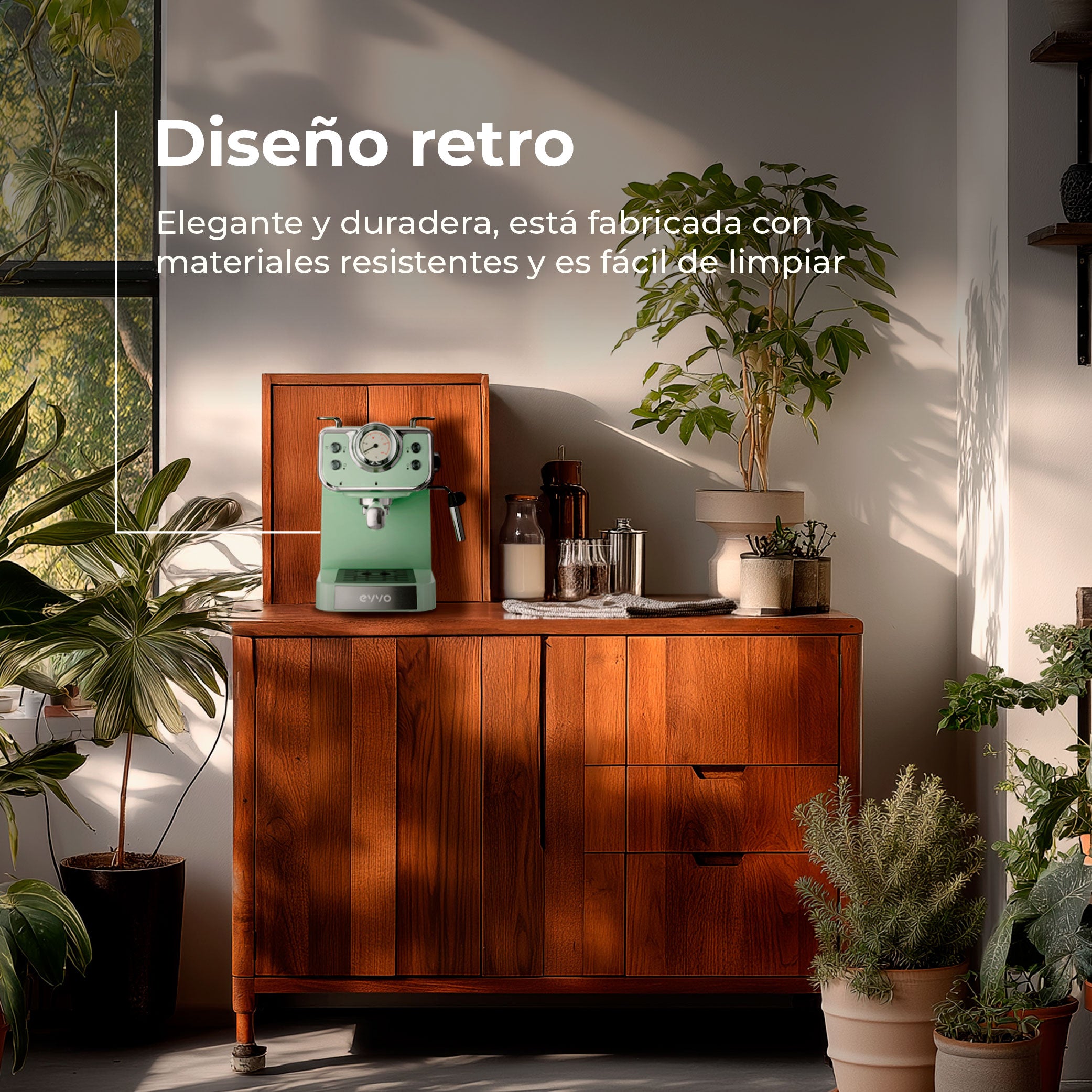 Cafetera Espresso EVVO Intensa Retro