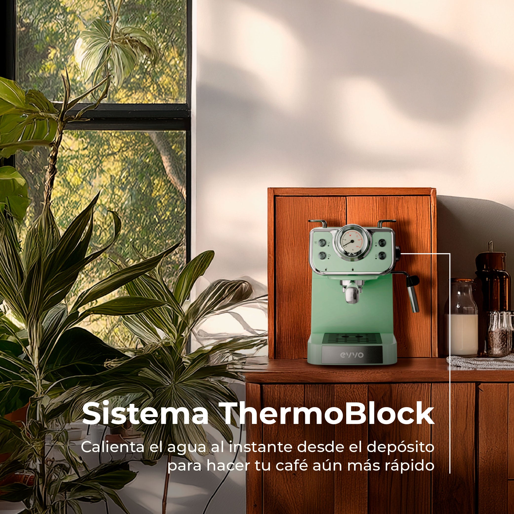 Cafetera Espresso EVVO Intensa Retro