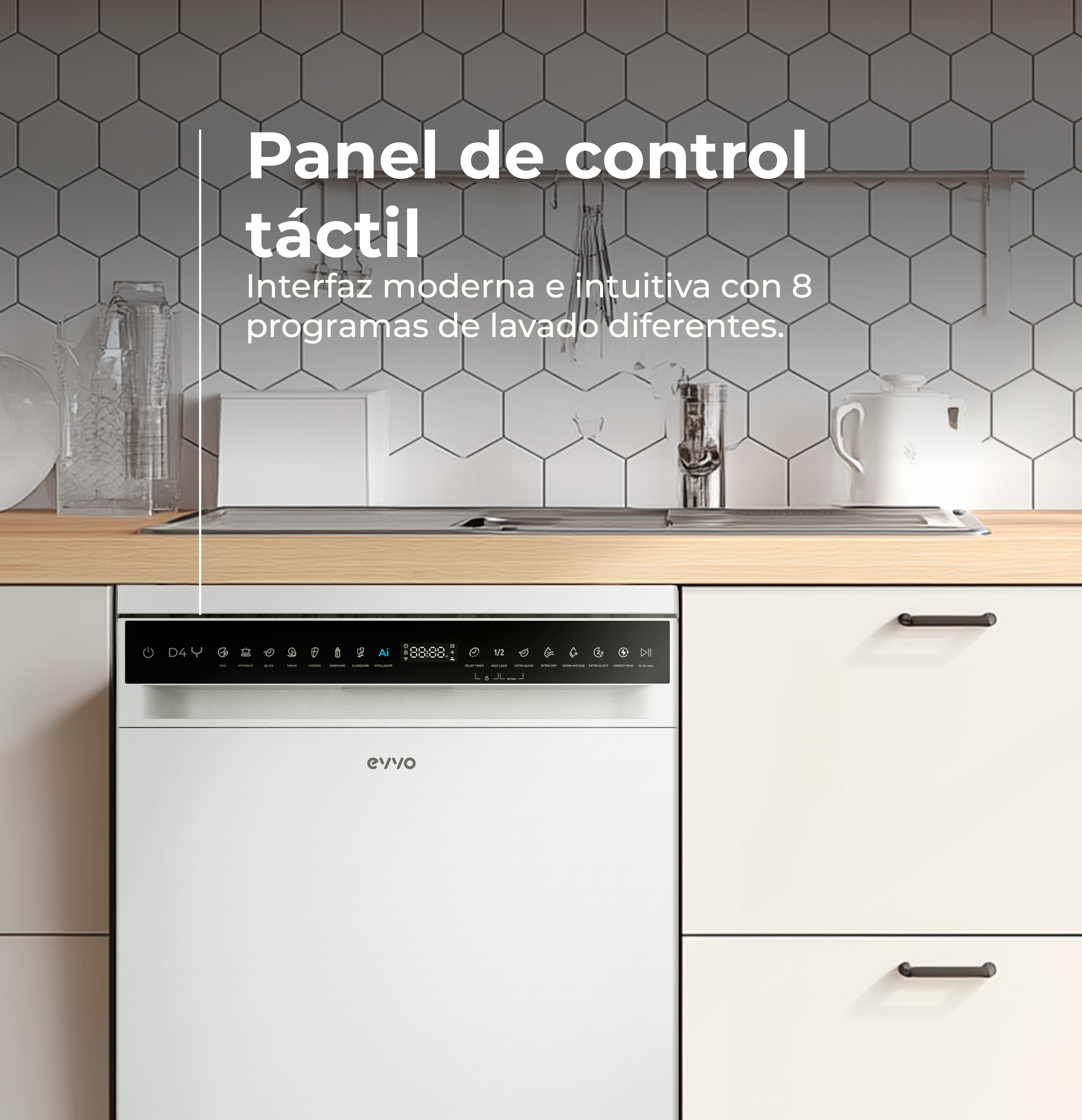 Lavavajillas EVVO D4Y