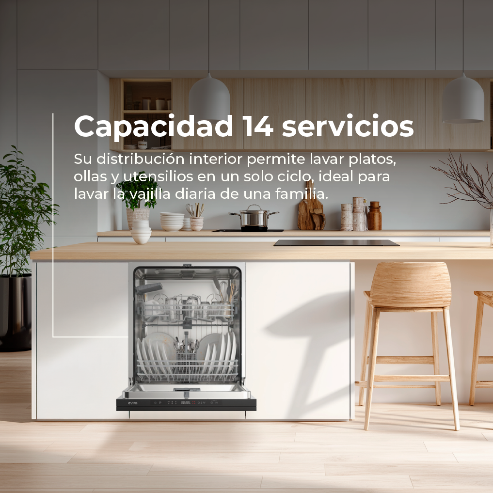 Lavavajillas Integrable EVVO Di.2Y