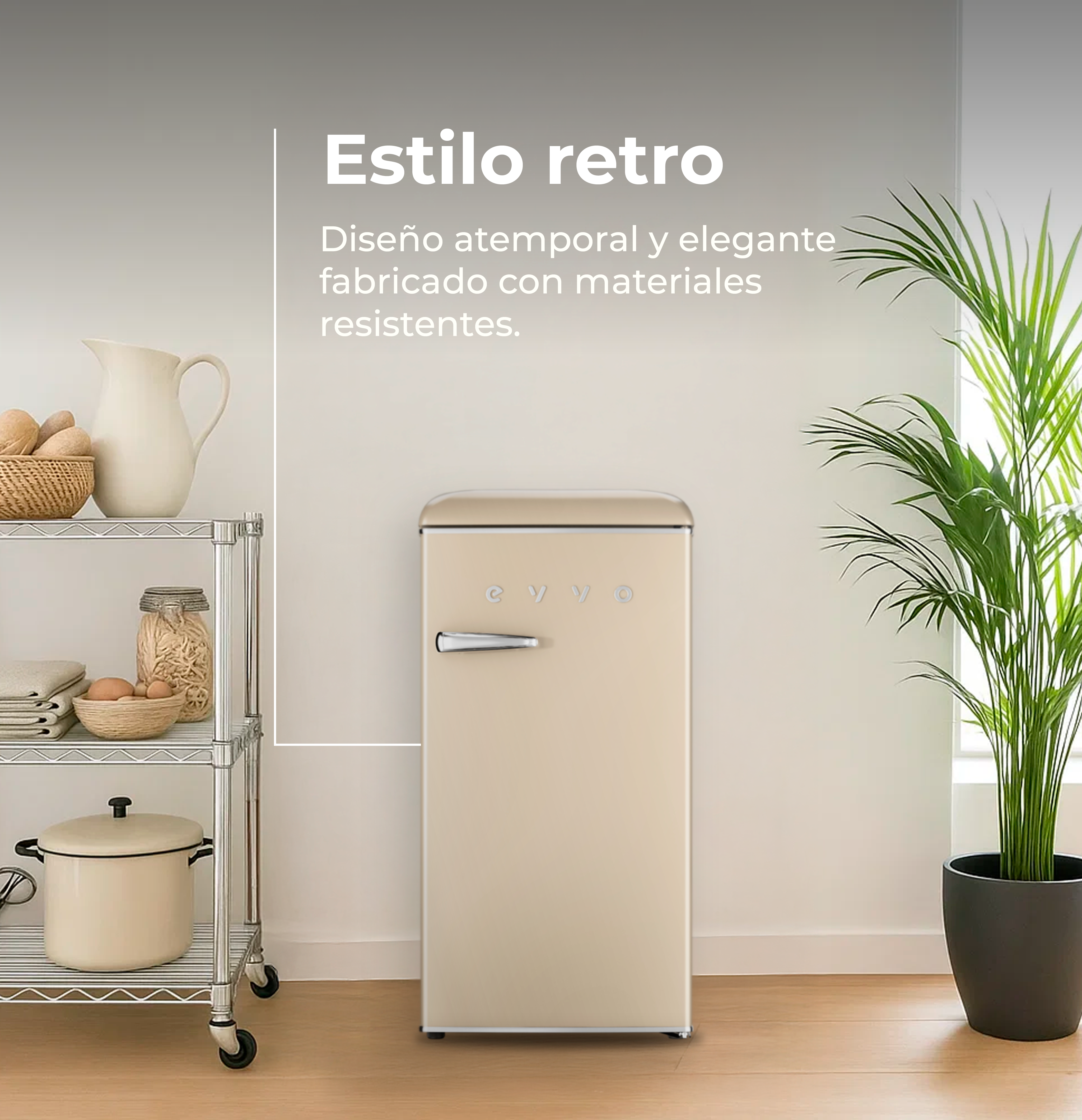 Frigorífico Mini Evvo F26 Retro