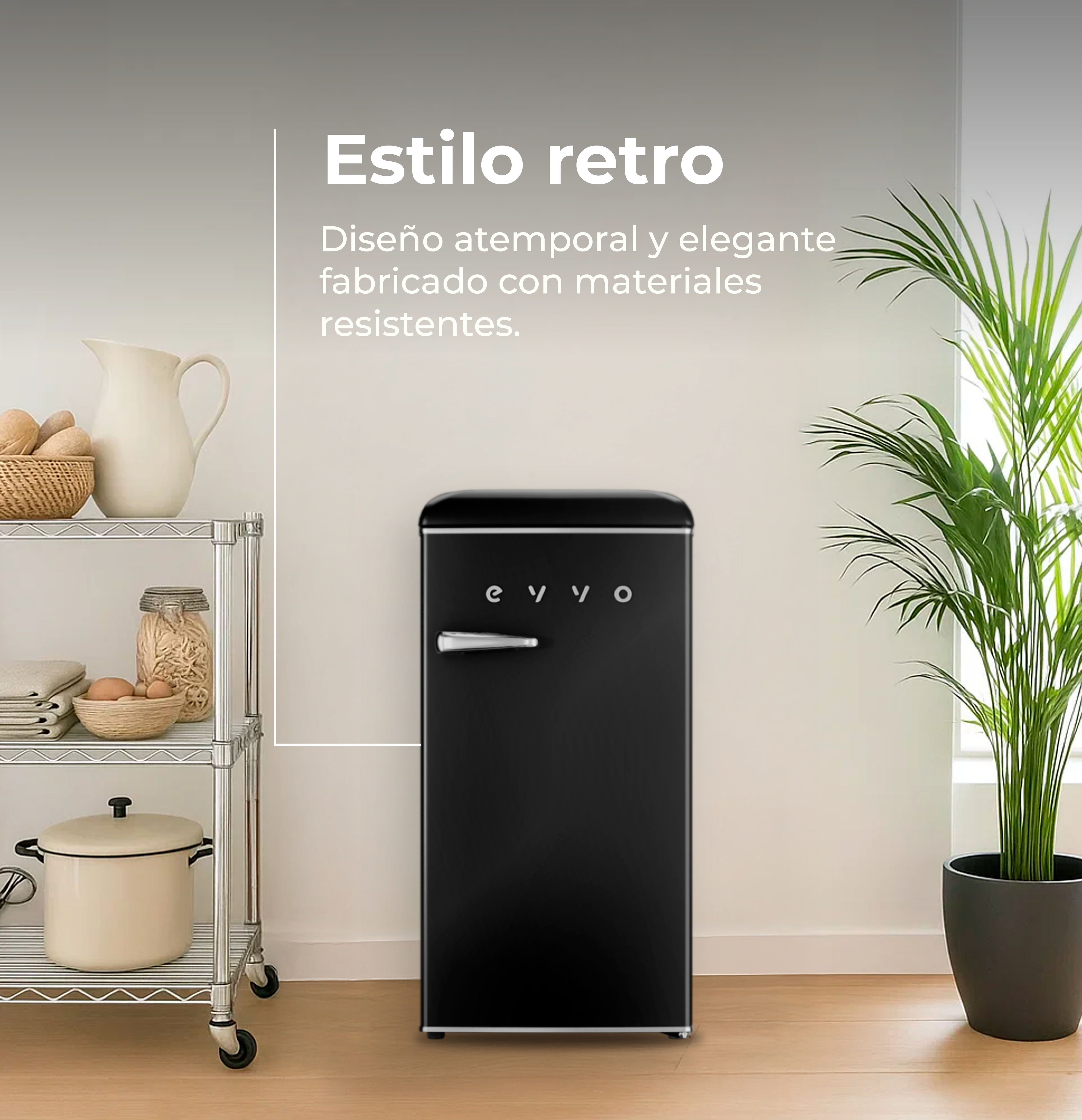 Frigorífico Mini Evvo F26 Retro