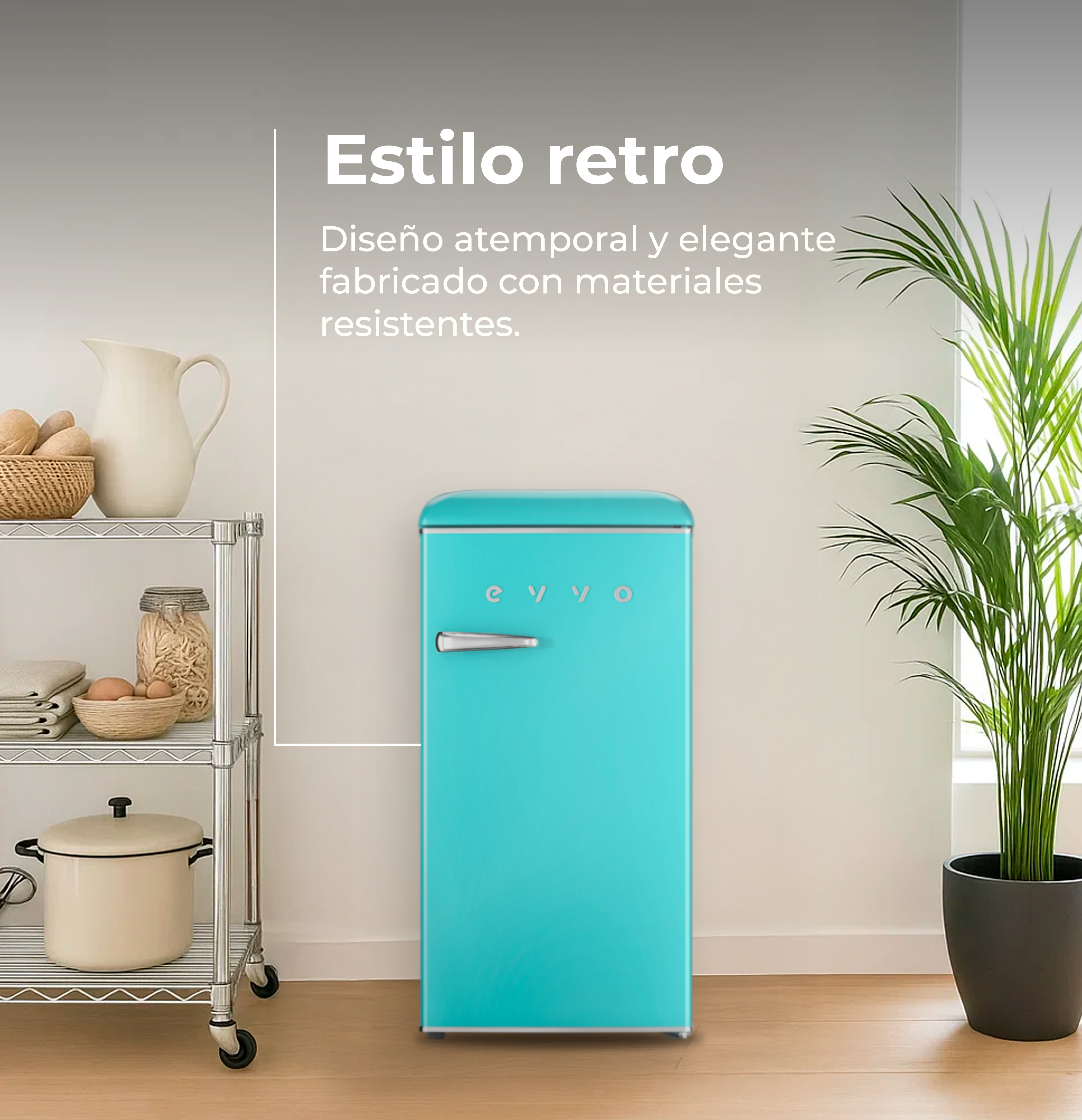 Frigorífico Mini Evvo F26 Retro