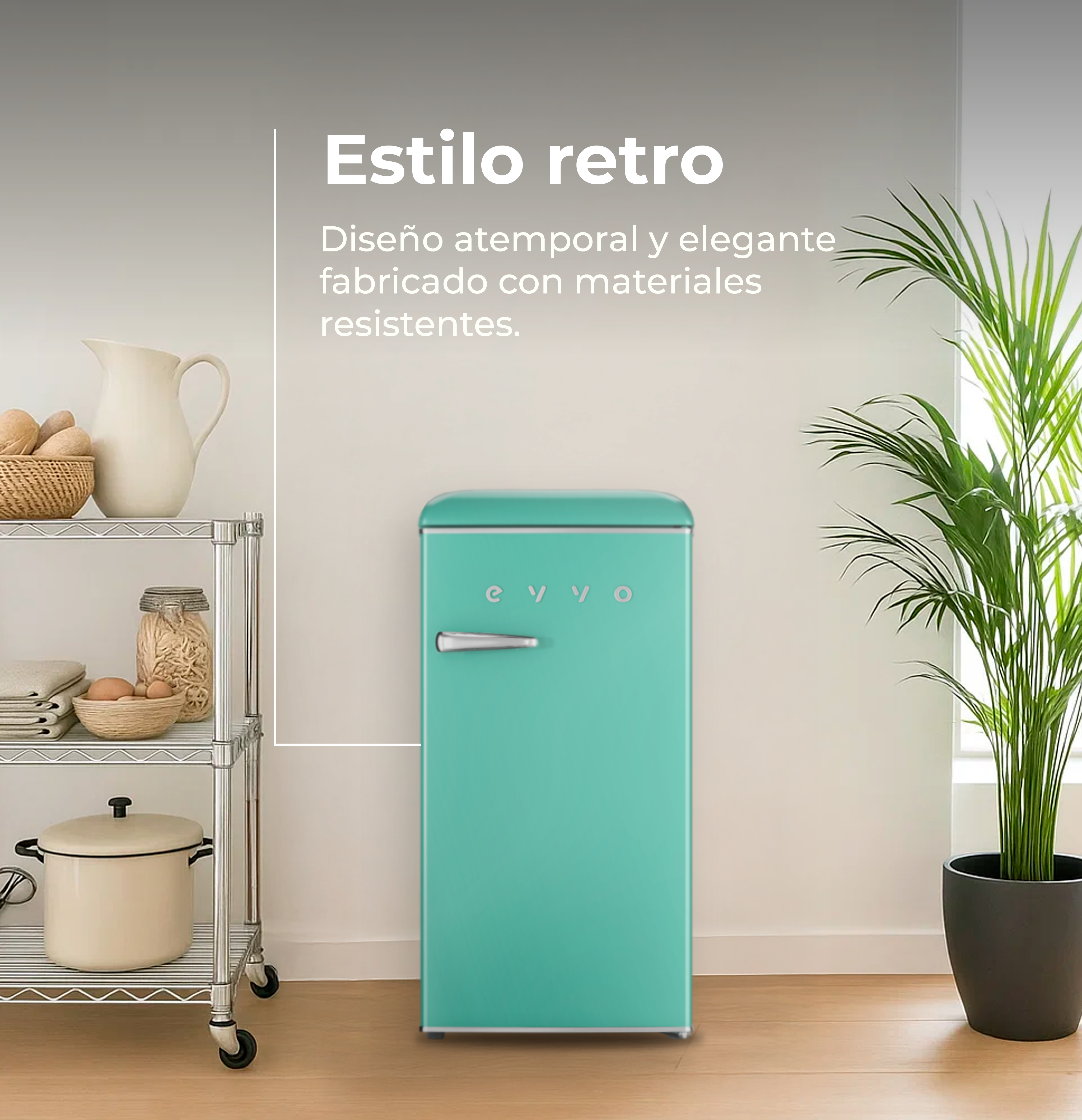 Frigorífico Mini Evvo F26 Retro