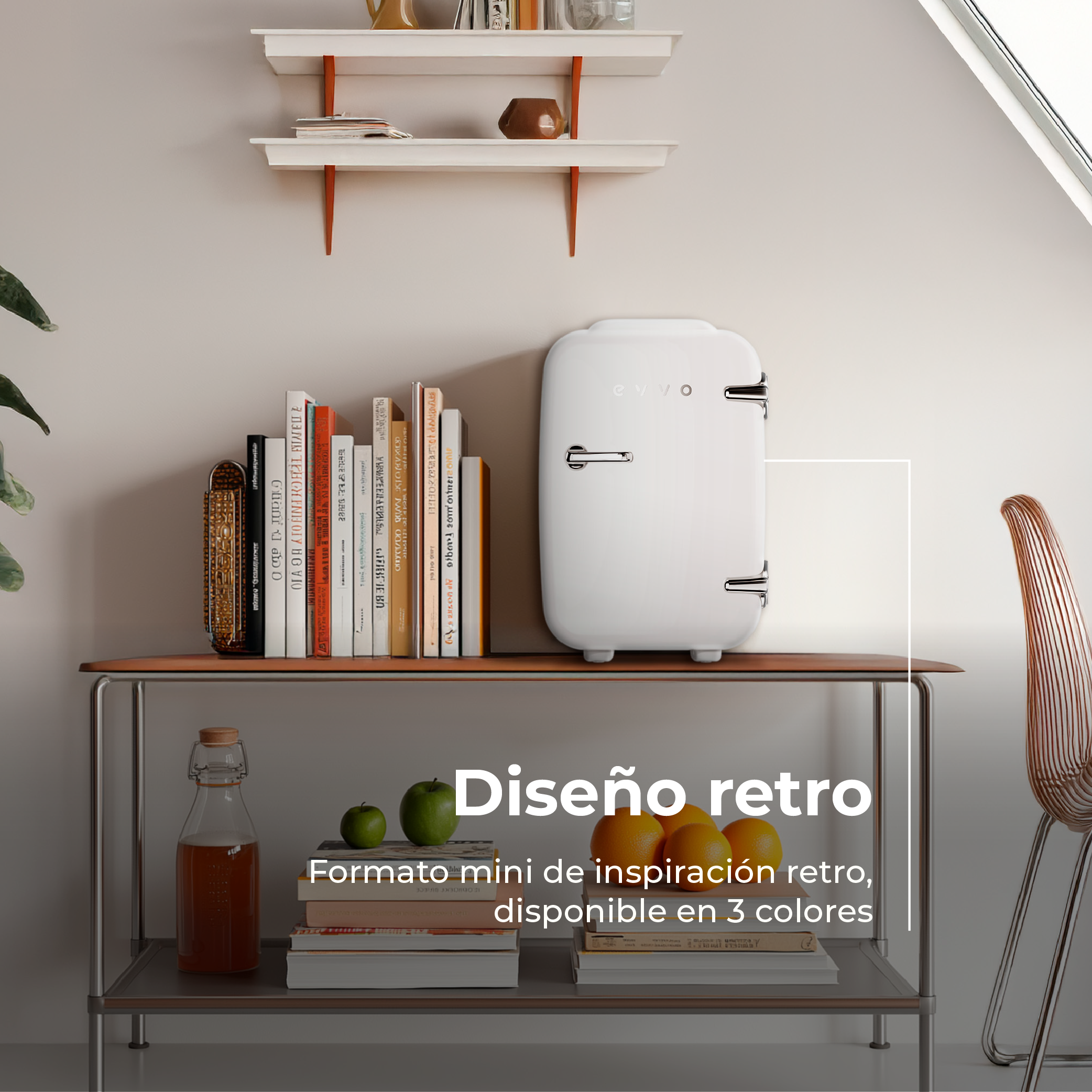 Nevera Mini Evvo F4 Retro
