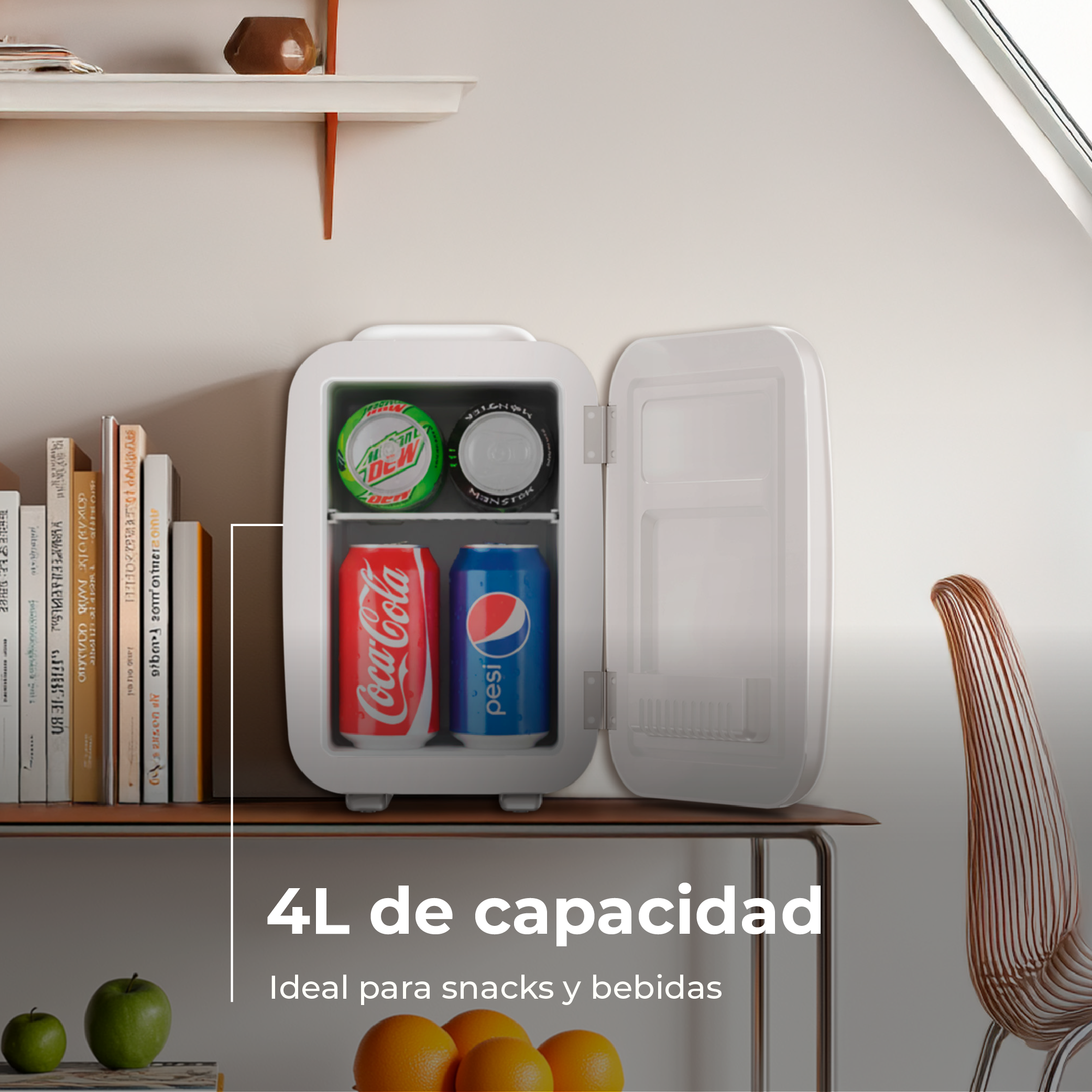 Nevera Mini Evvo F4 Retro