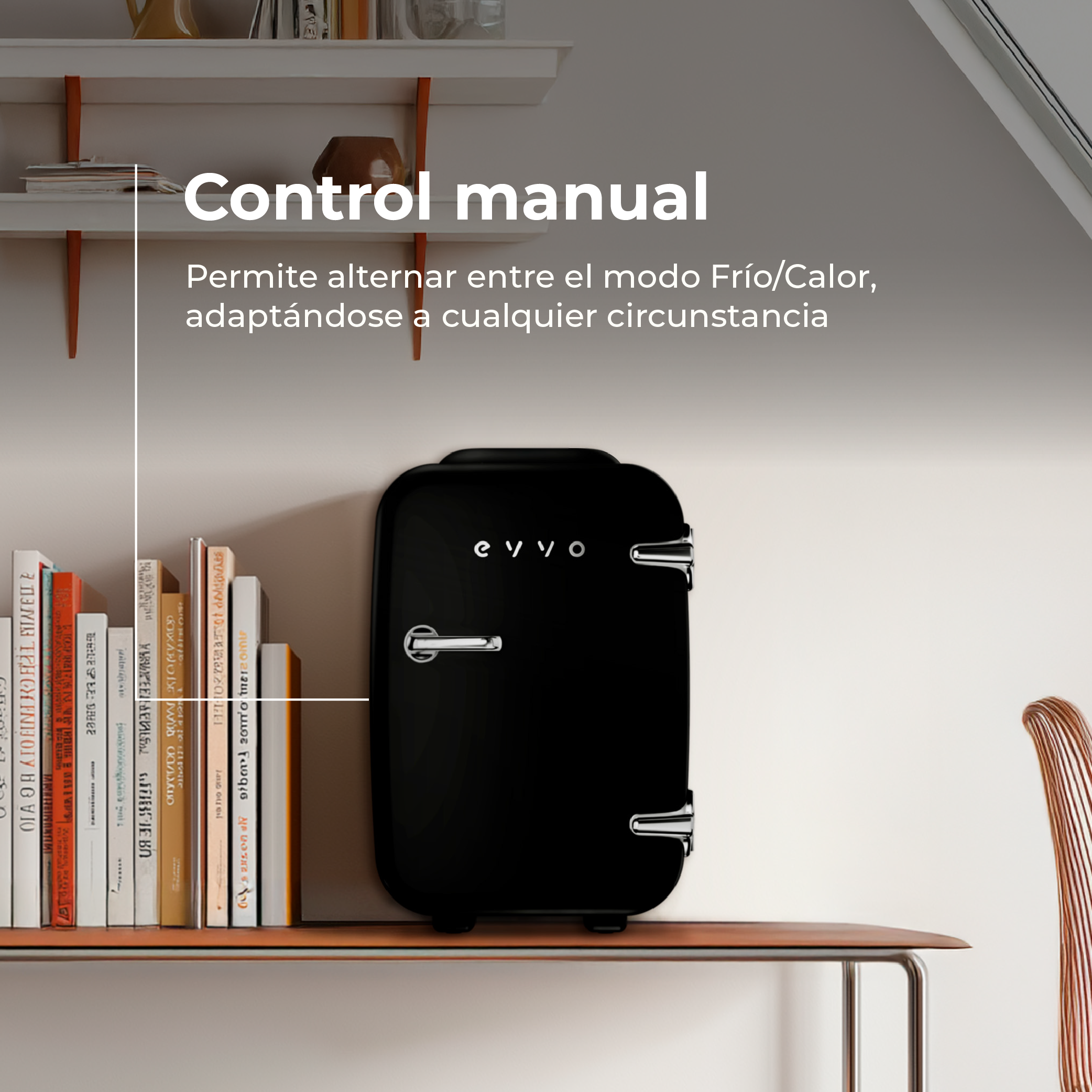 Nevera Mini Evvo F4 Retro