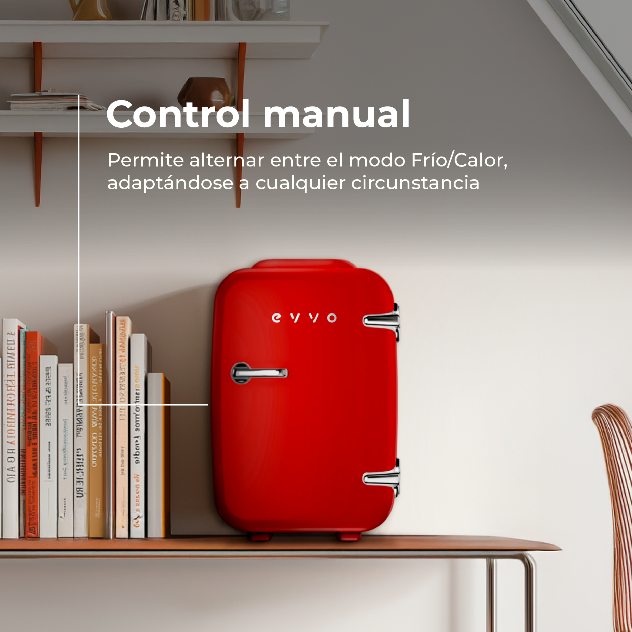 Nevera Mini Evvo F4 Retro