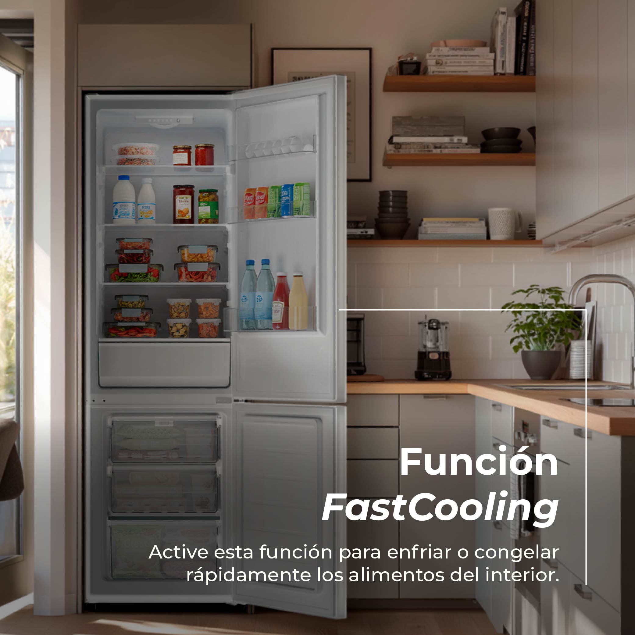 Frigorífico Combi EVVO F51