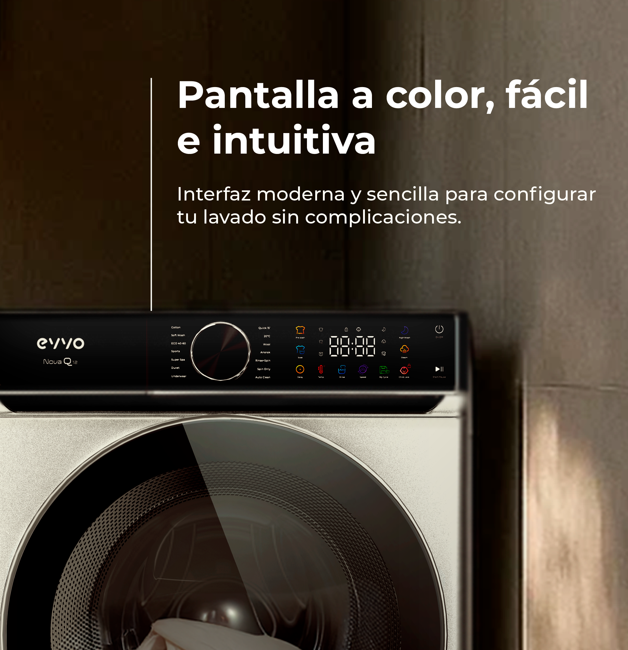 Lavadora EVVO Nova Q