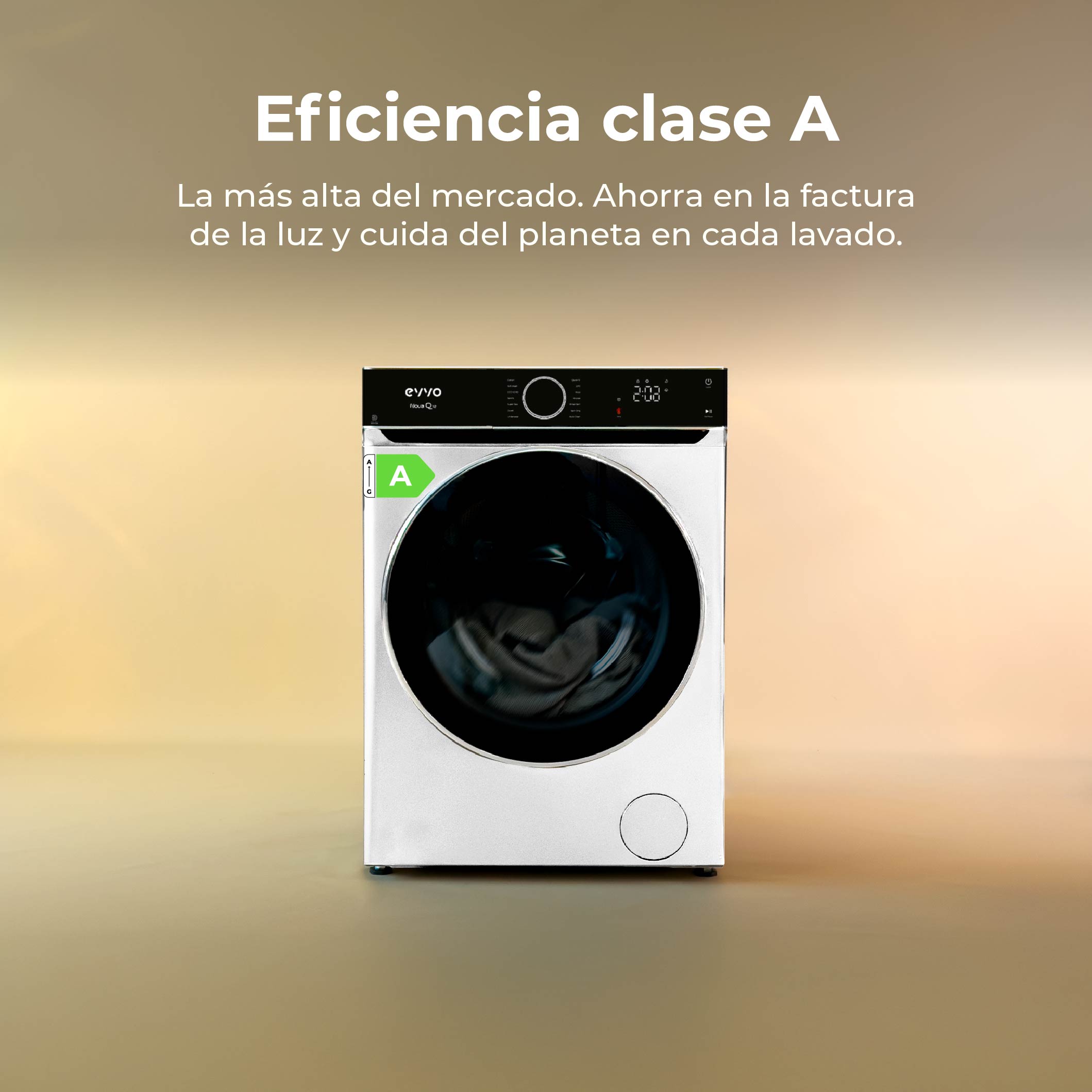 Máquina de Lavar Roupa EVVO Nova Q