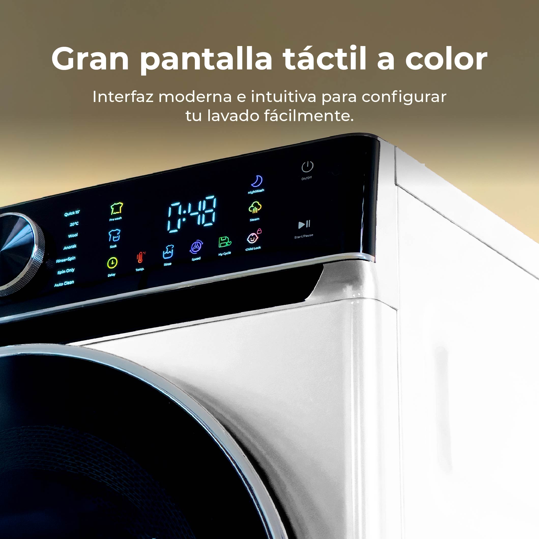 Máquina de Lavar Roupa EVVO Nova Q