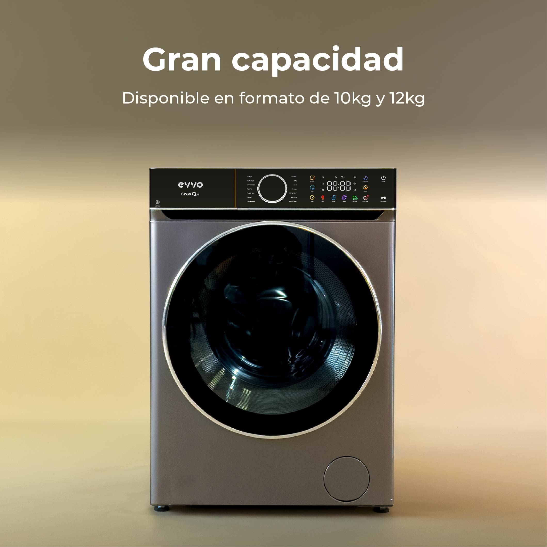 Máquina de Lavar Roupa EVVO Nova Q