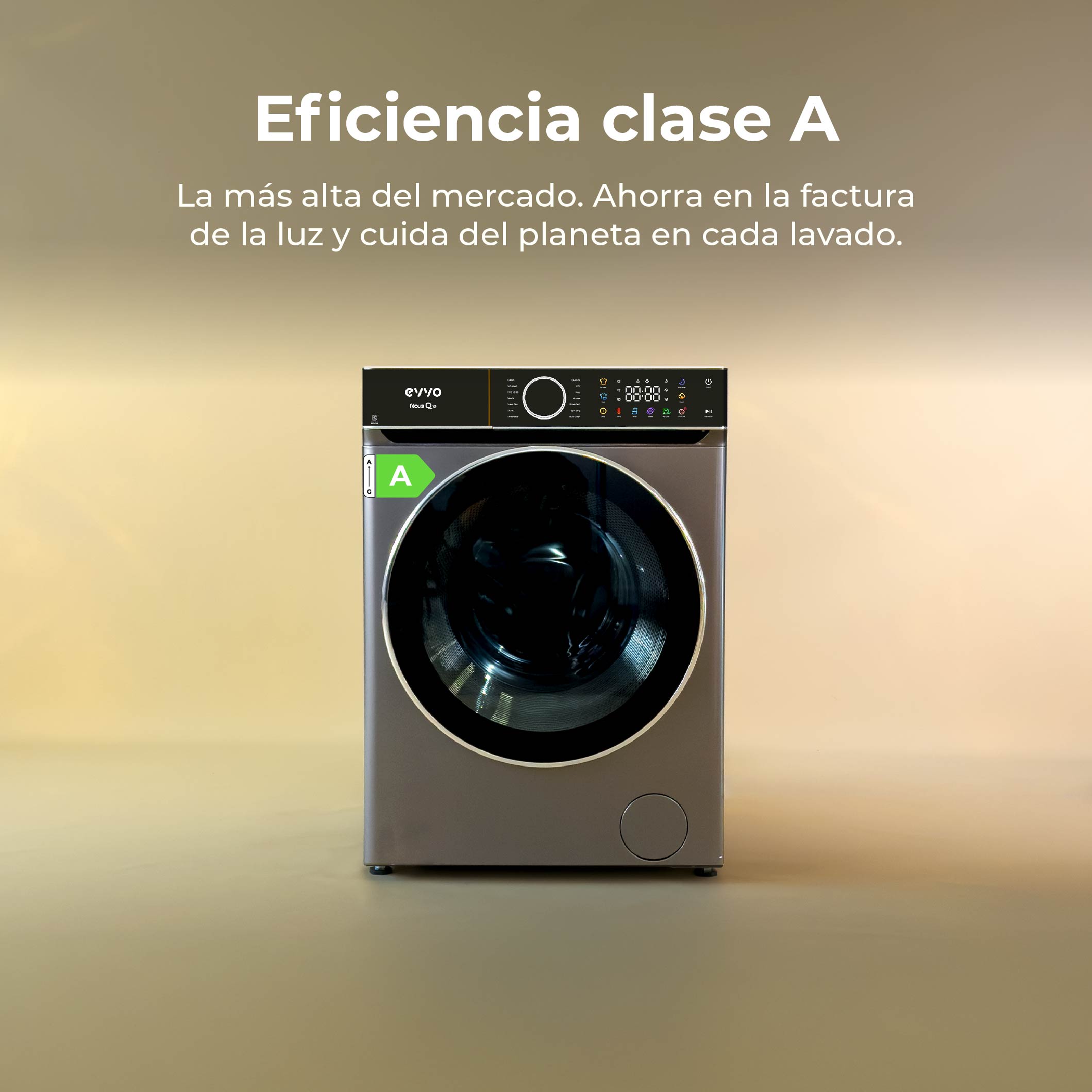 Máquina de Lavar Roupa EVVO Nova Q