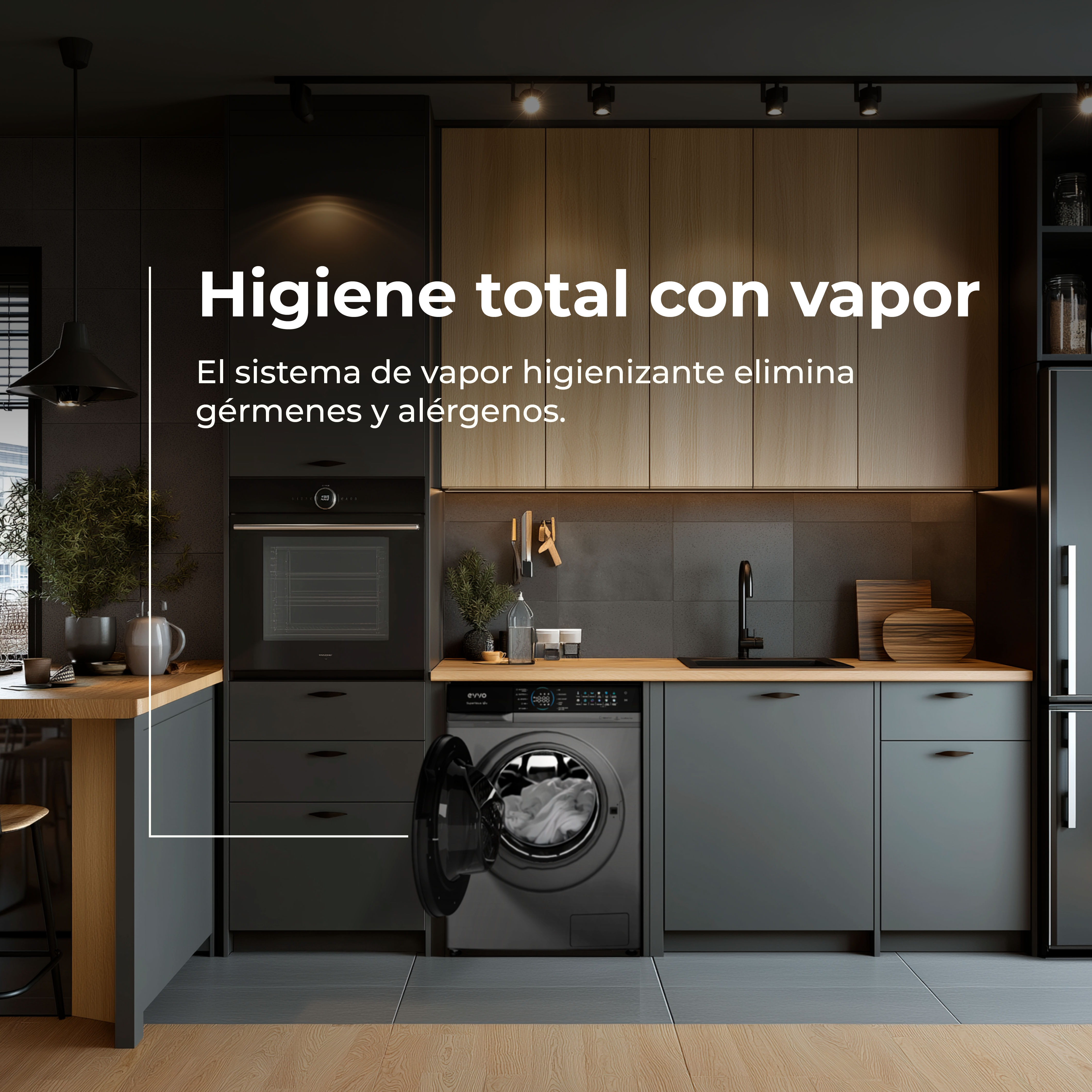 Máquina de lavar roupa EVVO Supernova U 12Kg