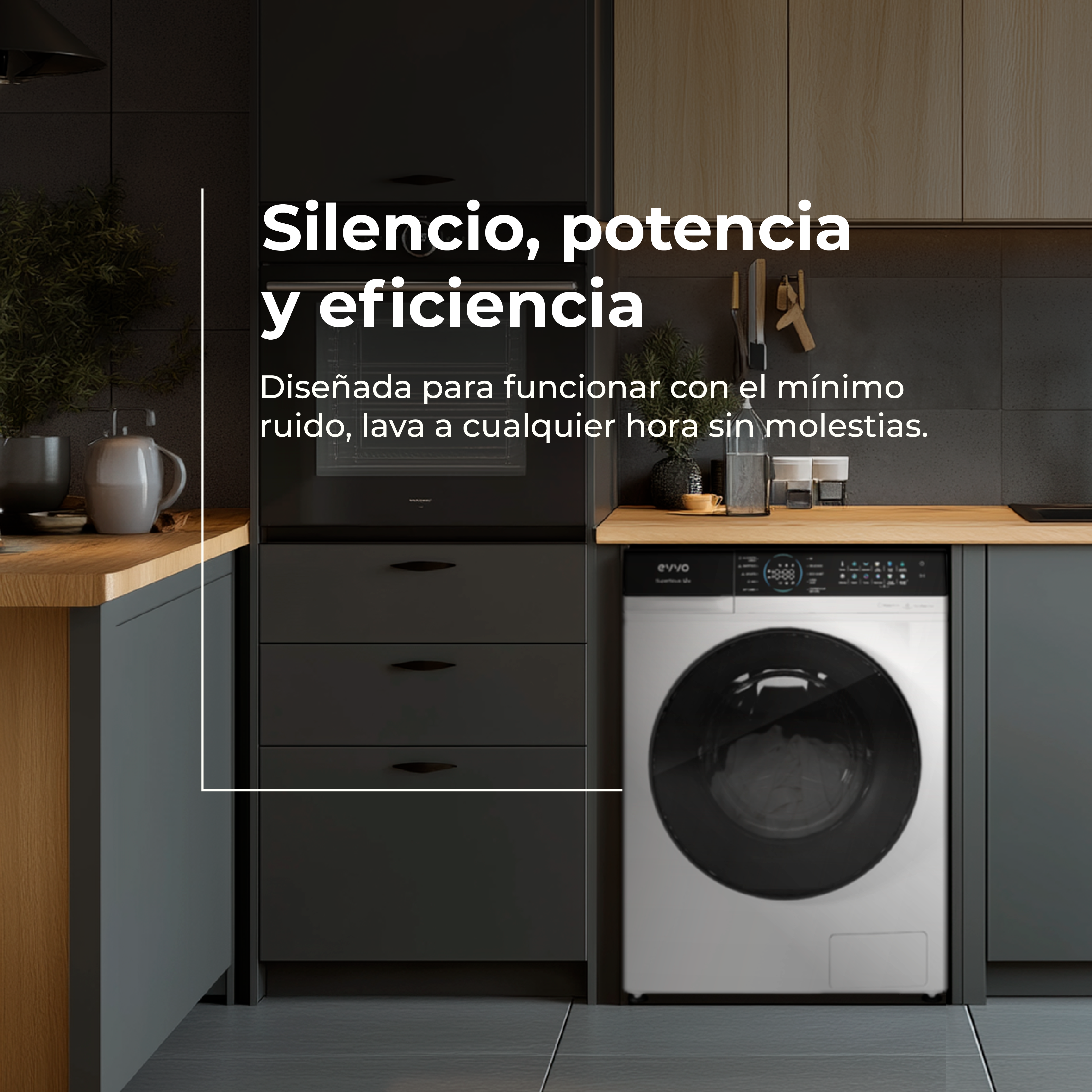 Máquina de lavar roupa EVVO Supernova U 12Kg