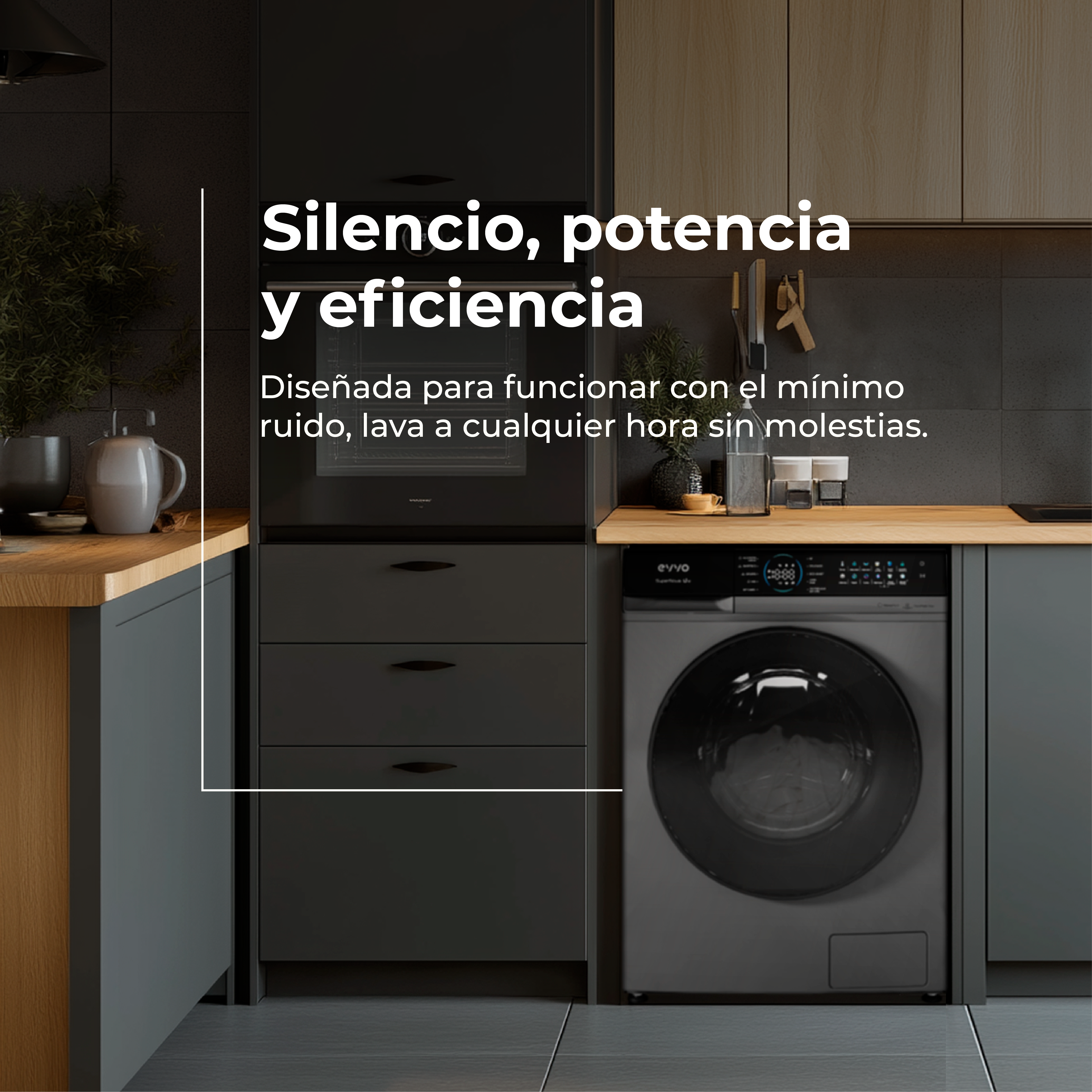 Máquina de lavar roupa EVVO Supernova U 12Kg