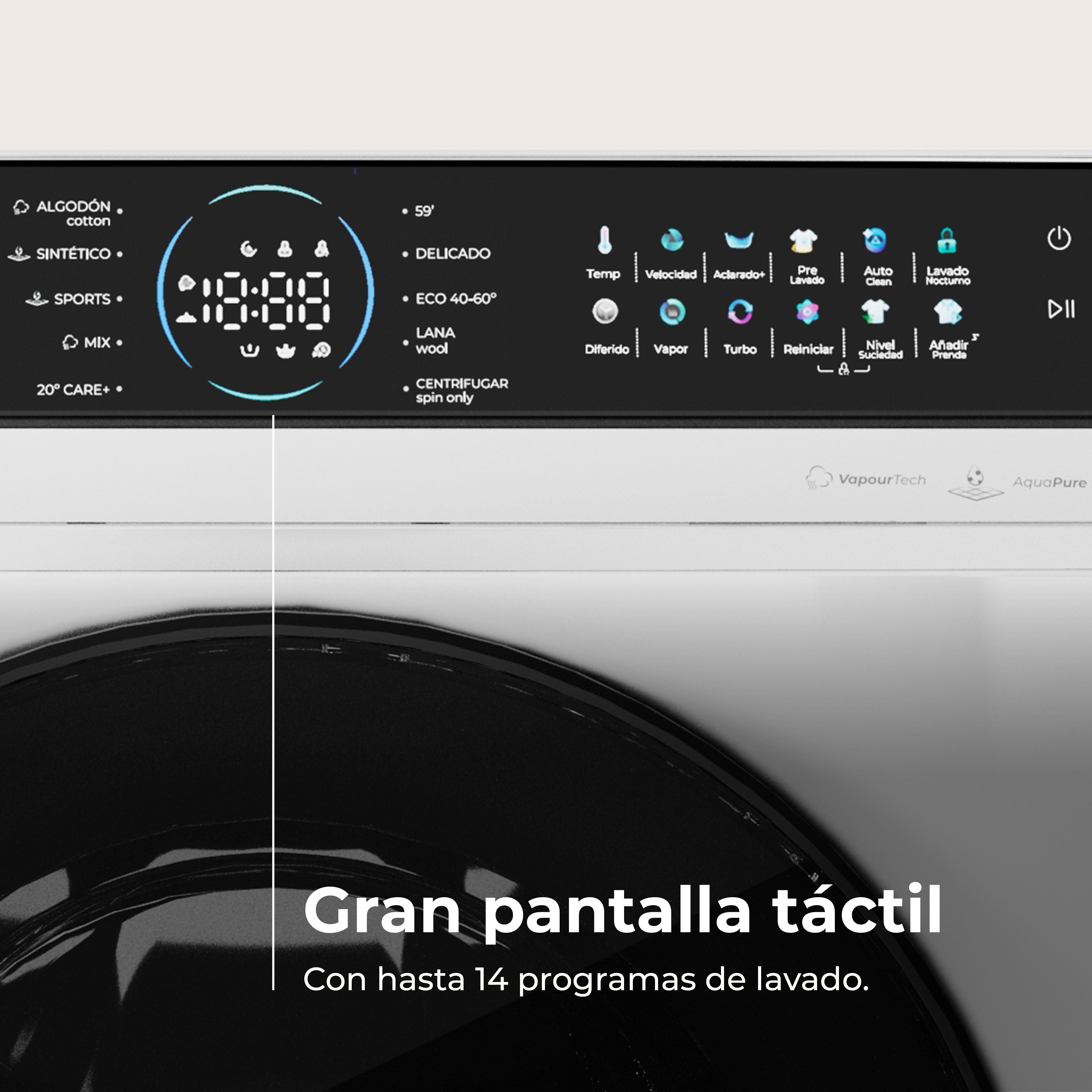 Máquina de lavar roupa EVVO Supernova U 12Kg