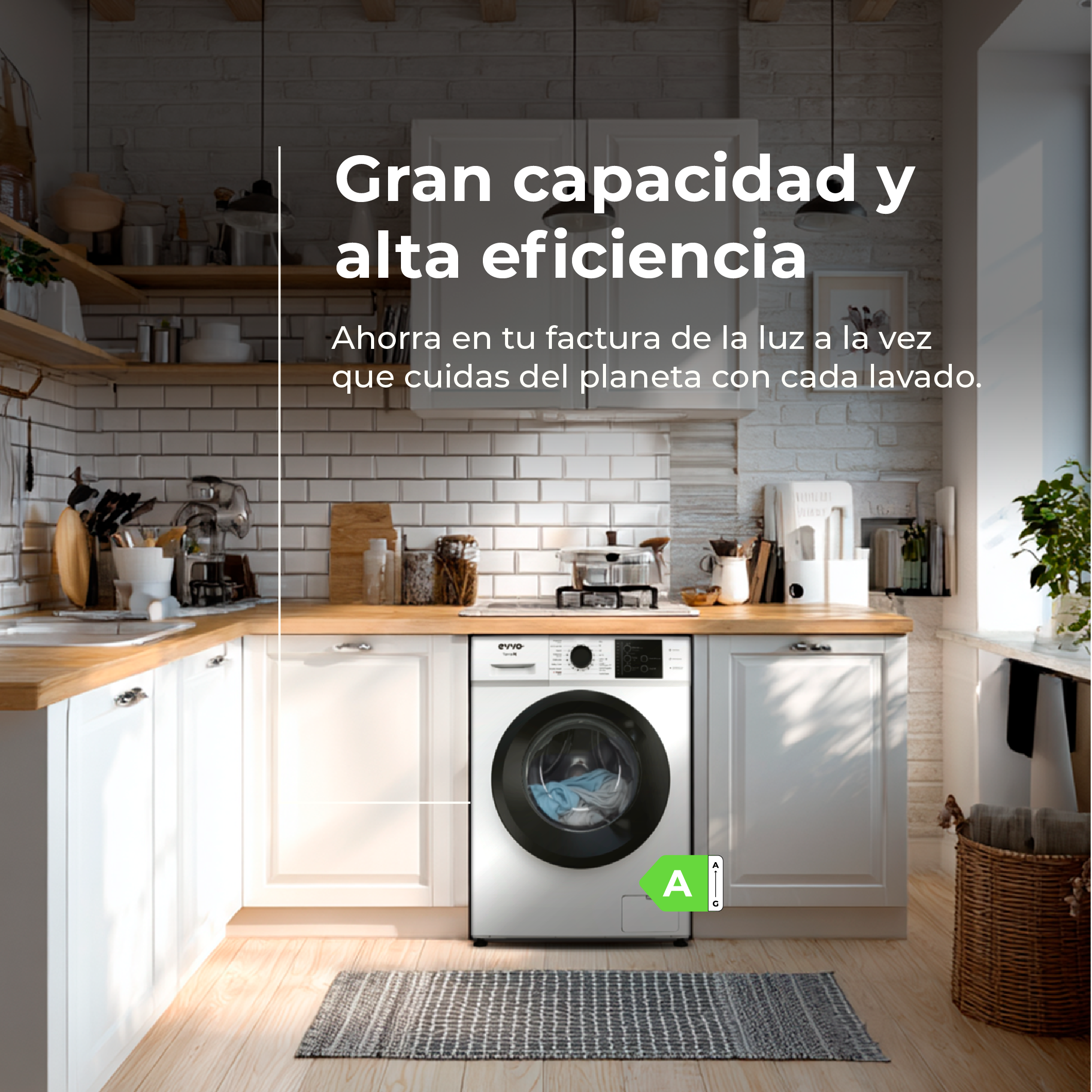 Máquina de Lavar EVVO Terra K