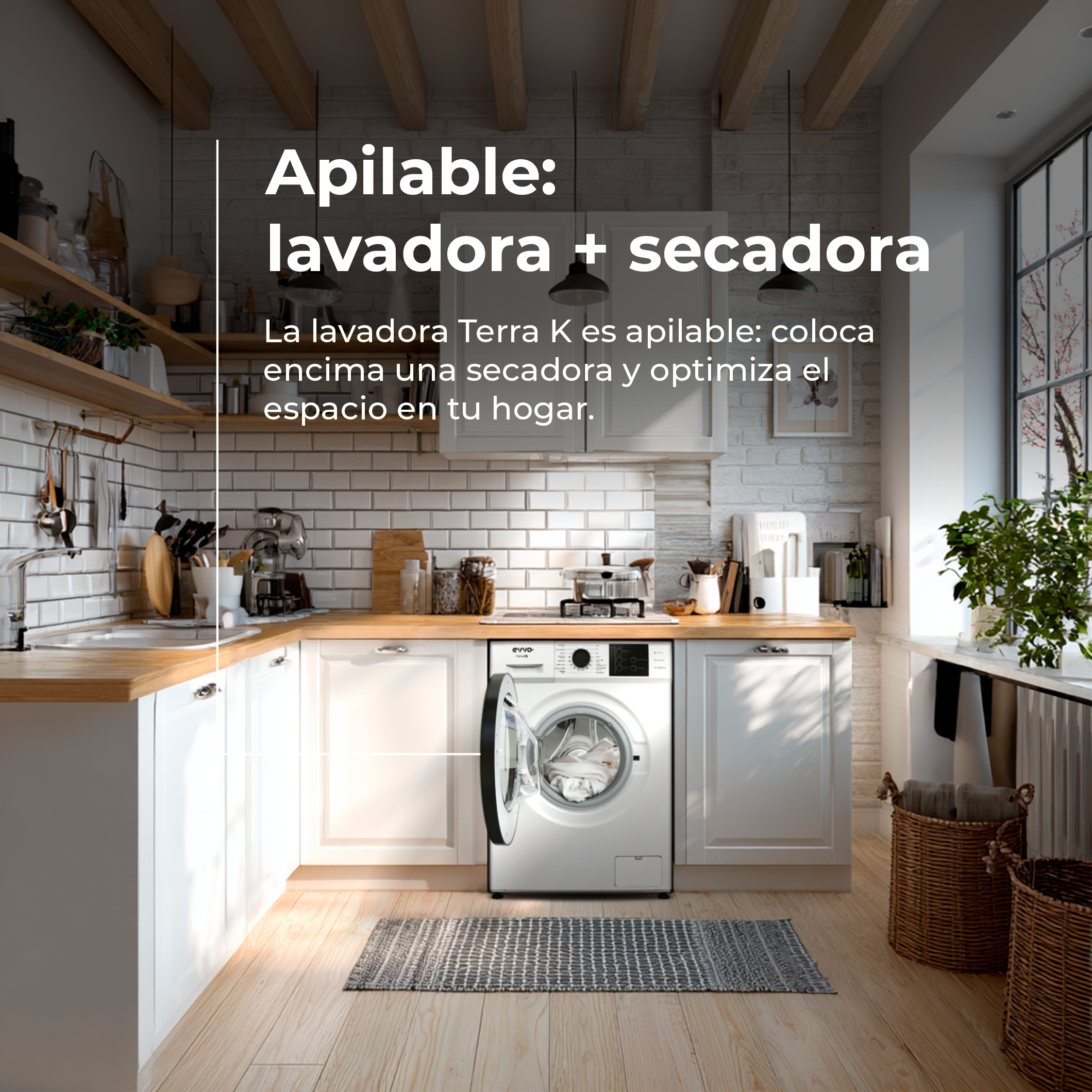 Máquina de Lavar EVVO Terra K