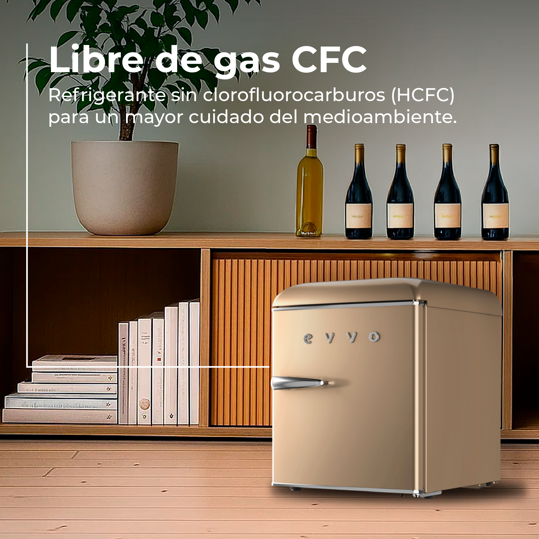 Frigorífico Mini Evvo F20 Retro