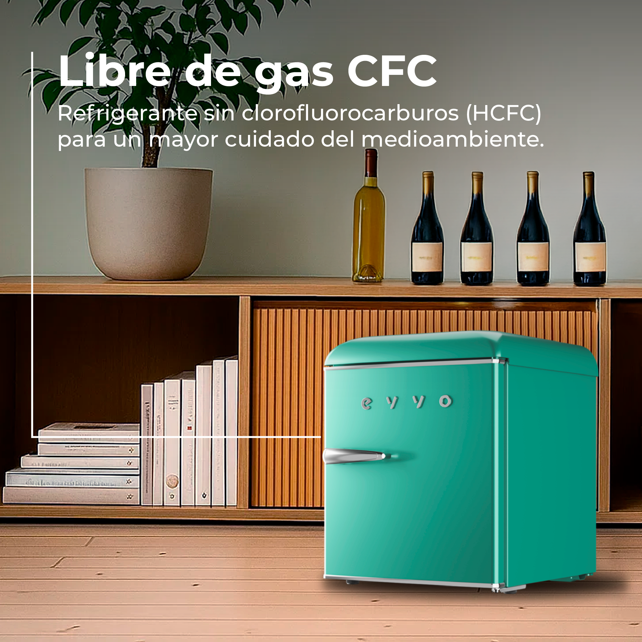 Frigorífico Mini Evvo F20 Retro