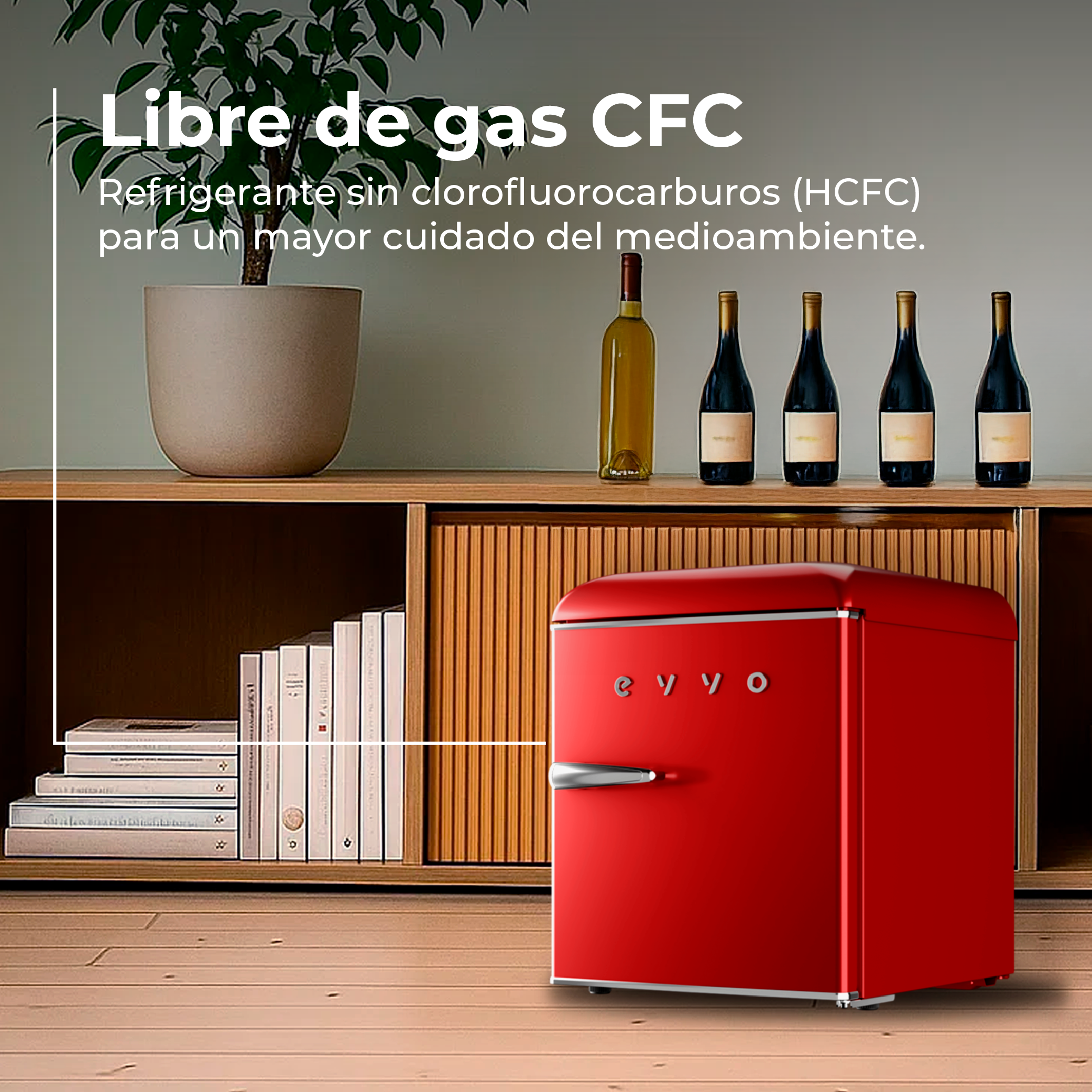 Frigorífico Mini Evvo F20 Retro