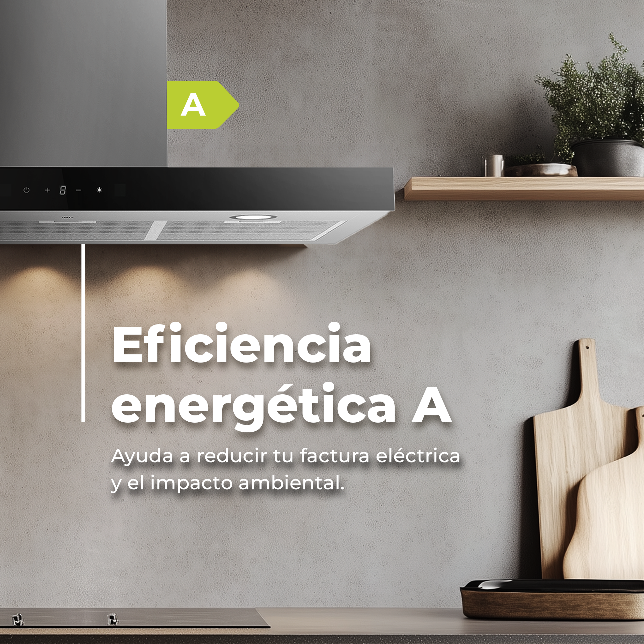 Campana Extractora Decorativa EVVO CE36