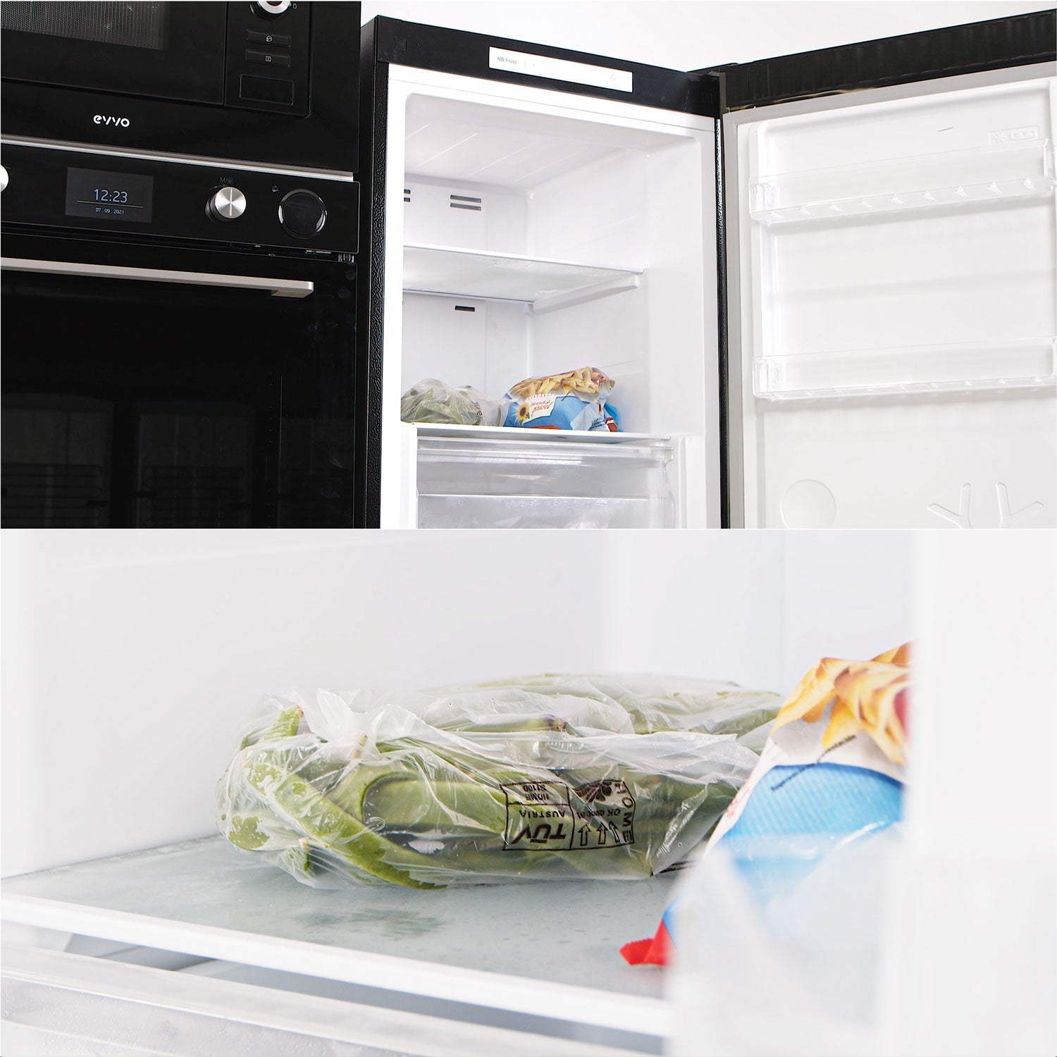 Congelador Vertical EVVO F170DX Reacondicionado Clase A