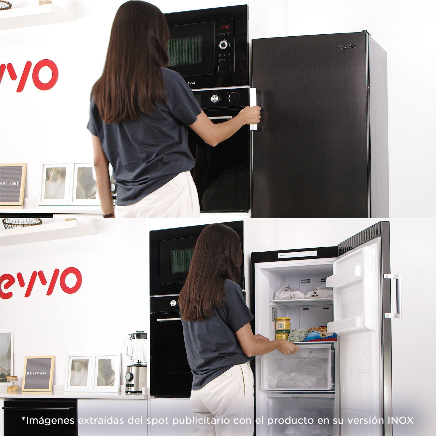 Congelador Vertical EVVO F170 Reacondicionado Clase A