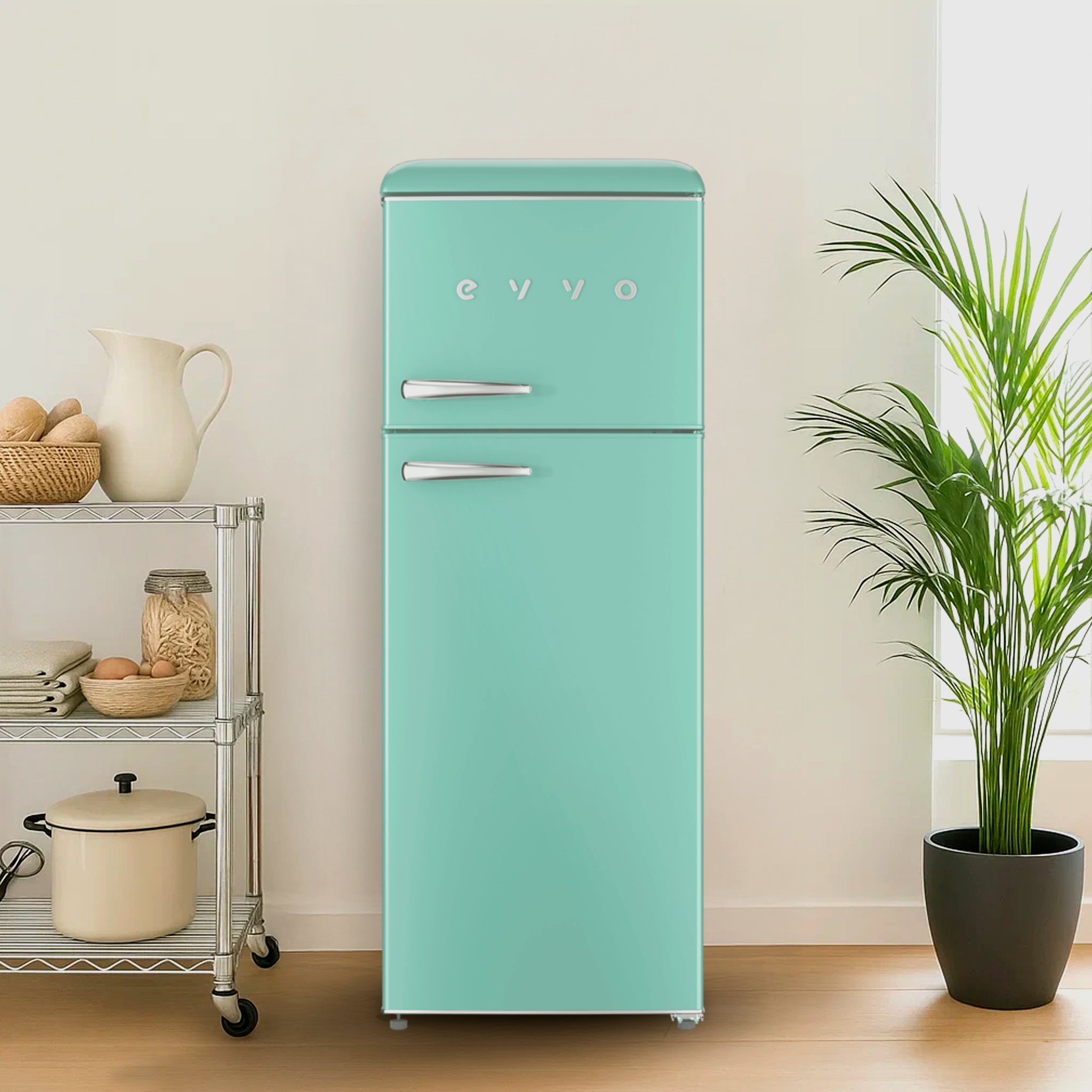 Frigorífico 2 puertas EVVO F45 Retro