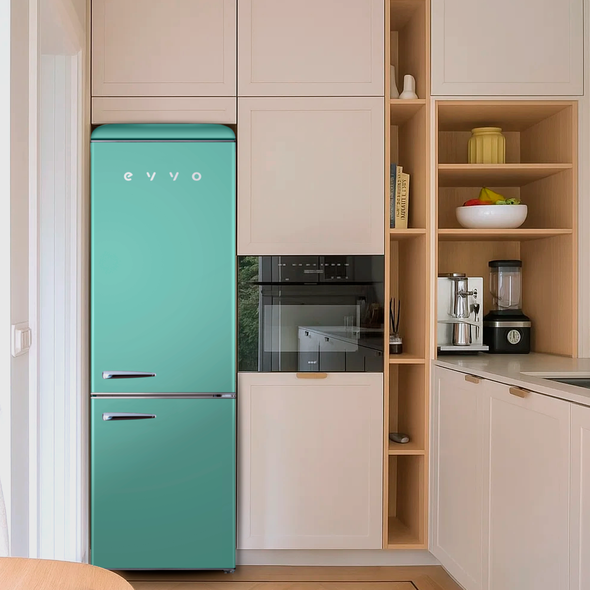 Frigorífico combi EVVO F55 Retro