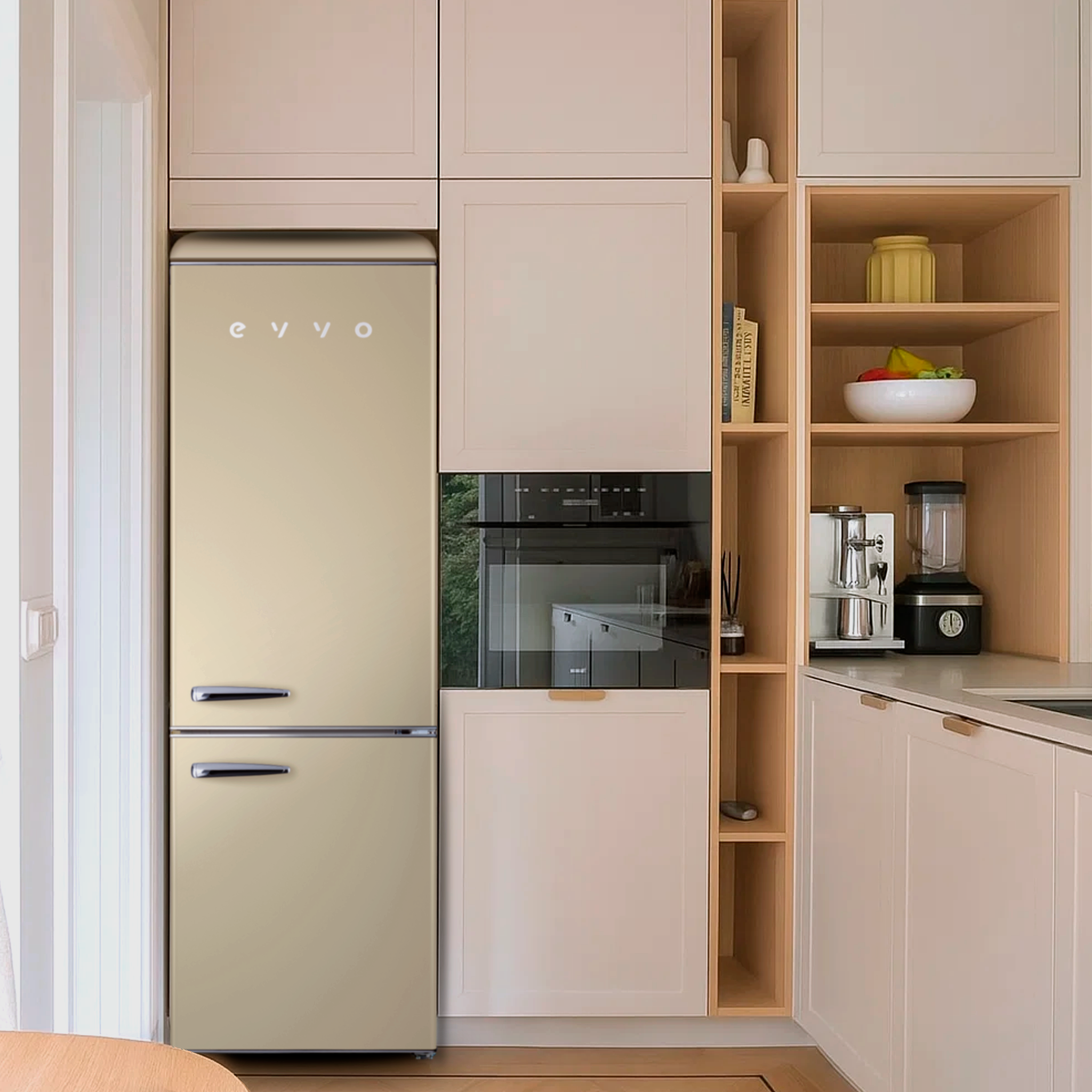 Frigorífico combi EVVO F55 Retro