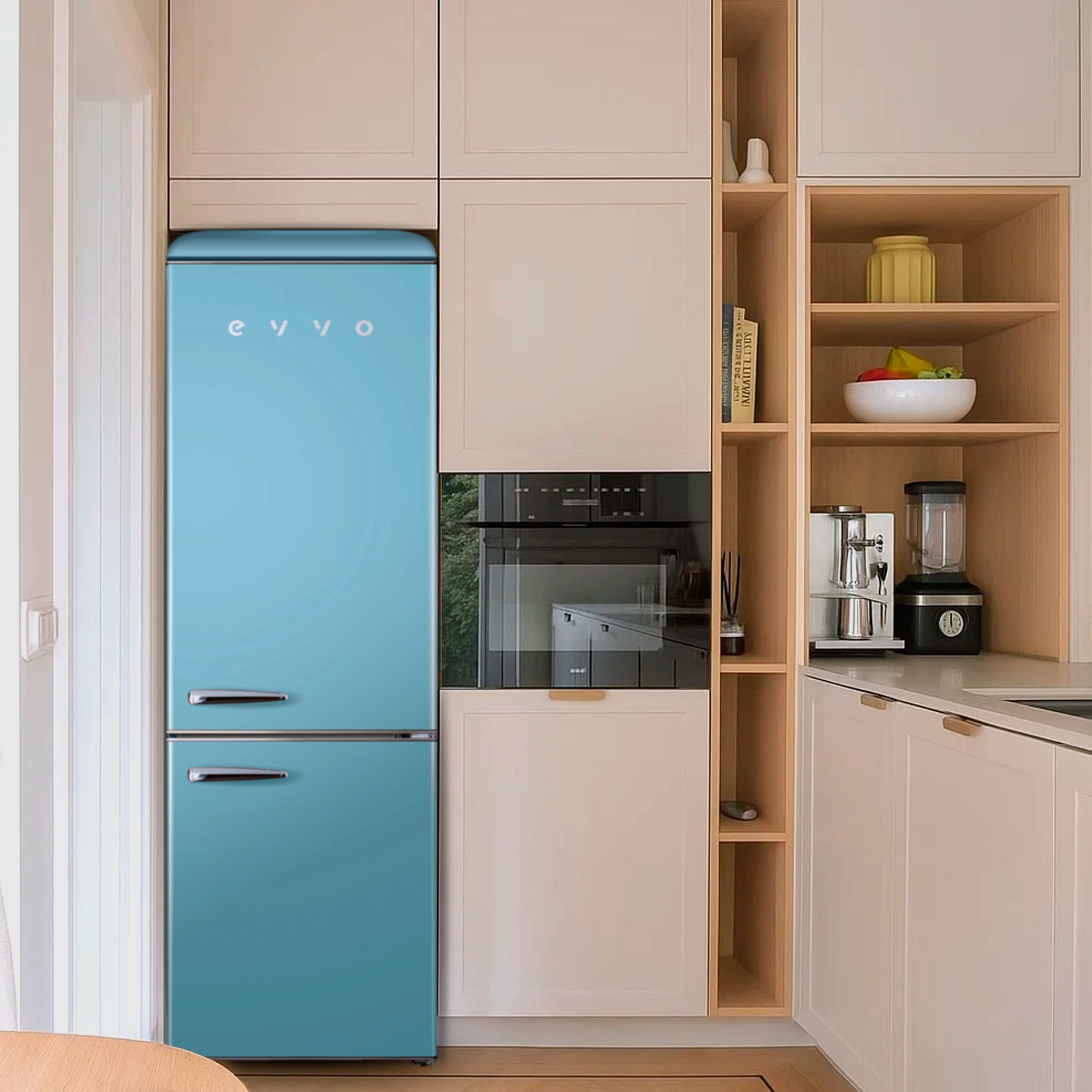 Frigorífico combi EVVO F55 Retro