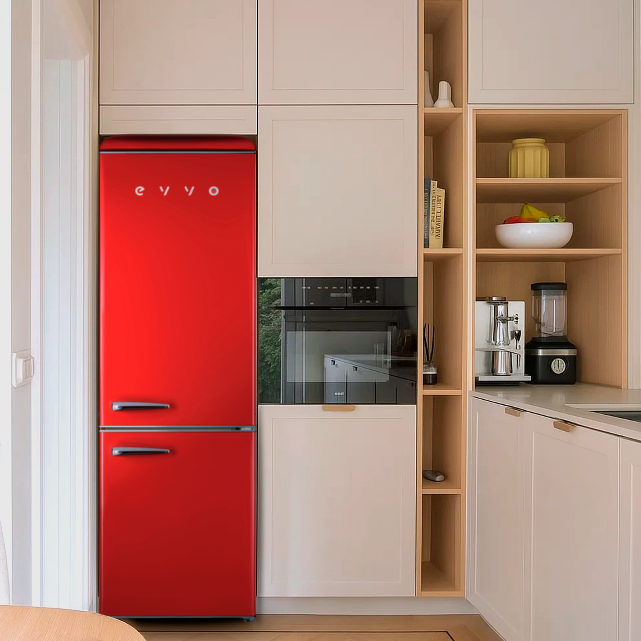 Frigorífico combi EVVO F55 Retro