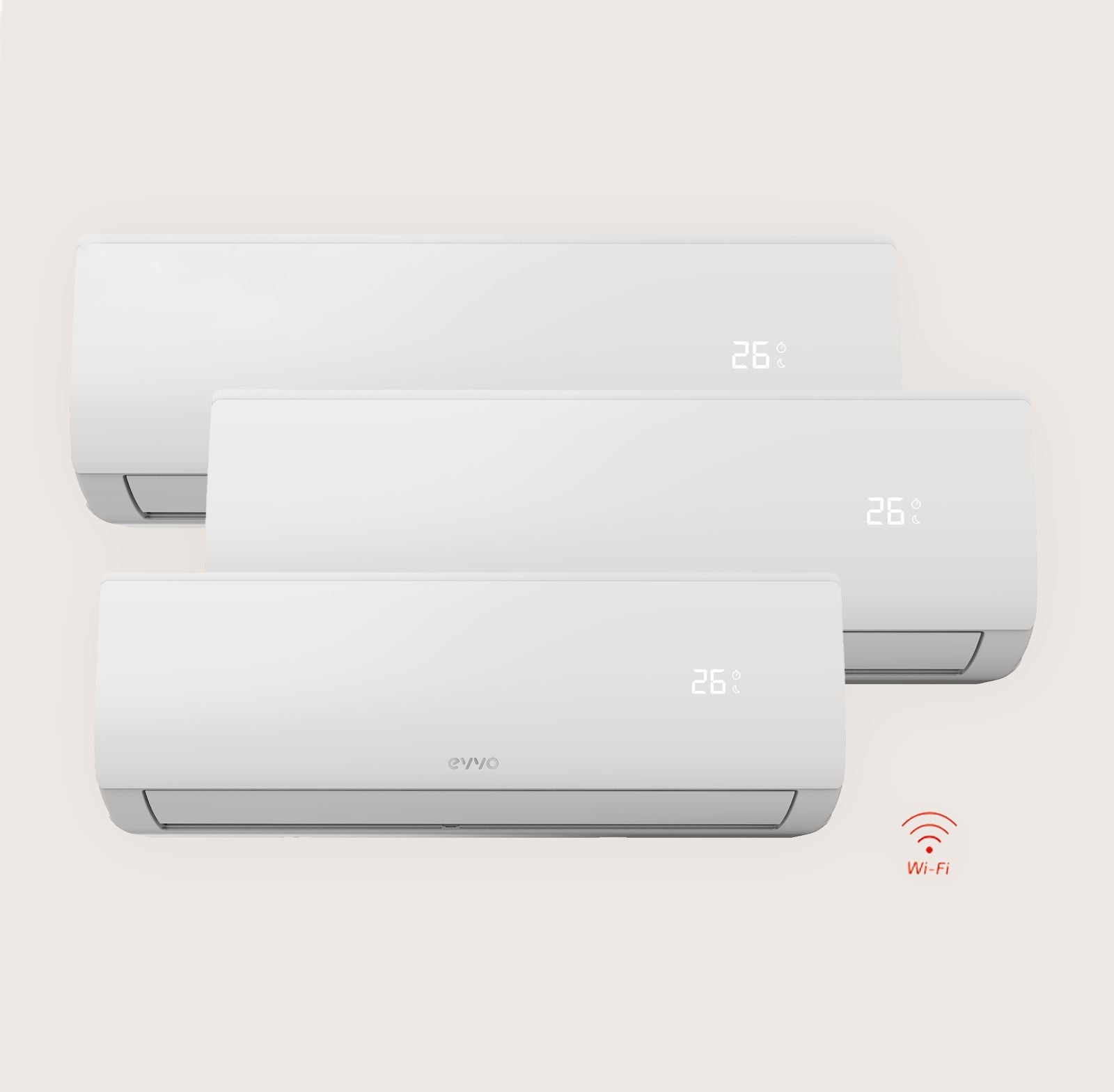 Aire acondicionado split EVVO Clima WiFi 3x1